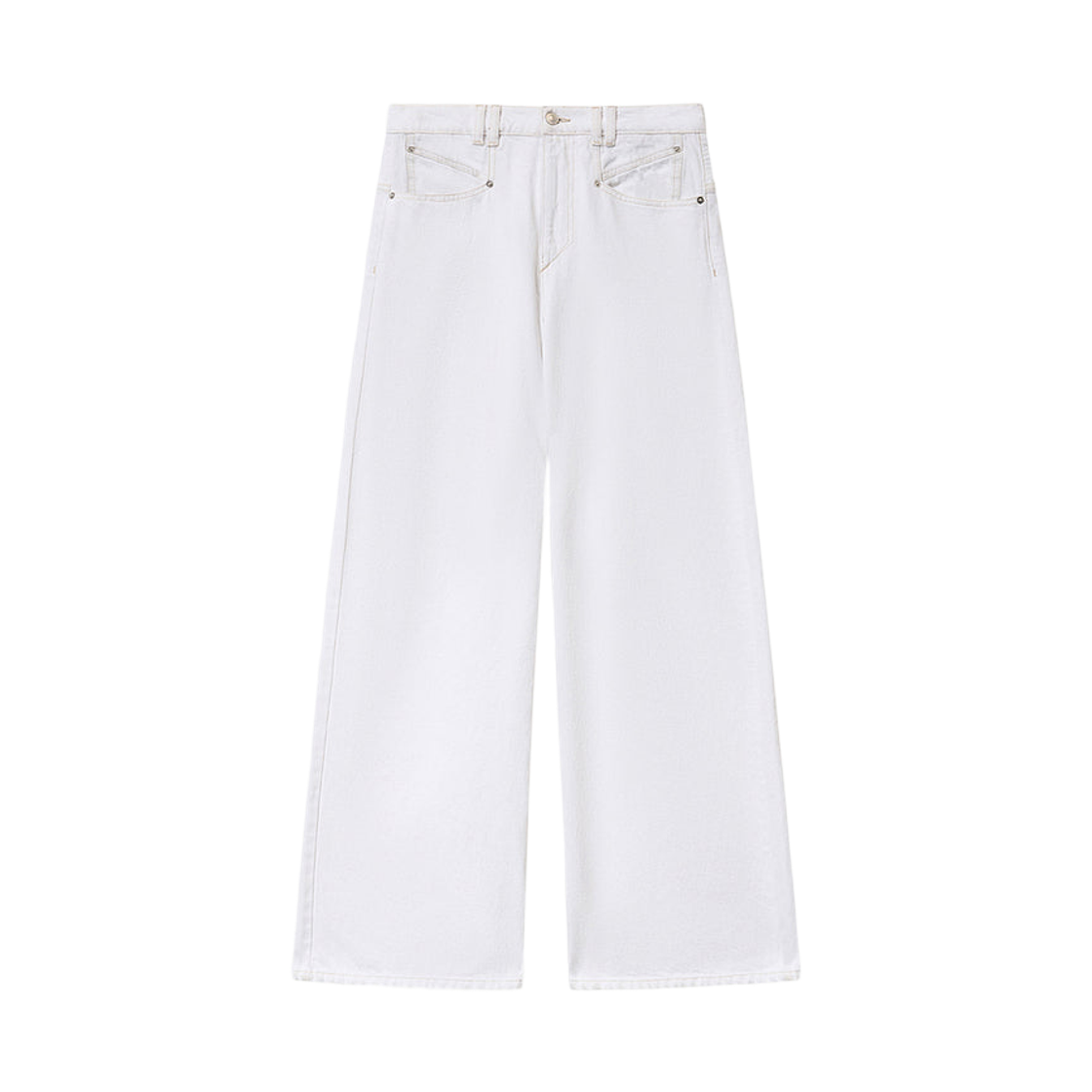 (W) 이자벨 마랑 레모니 팬츠 화이트 - 26SS((W) Isabel Marant Lemony Pants White - 26SS)