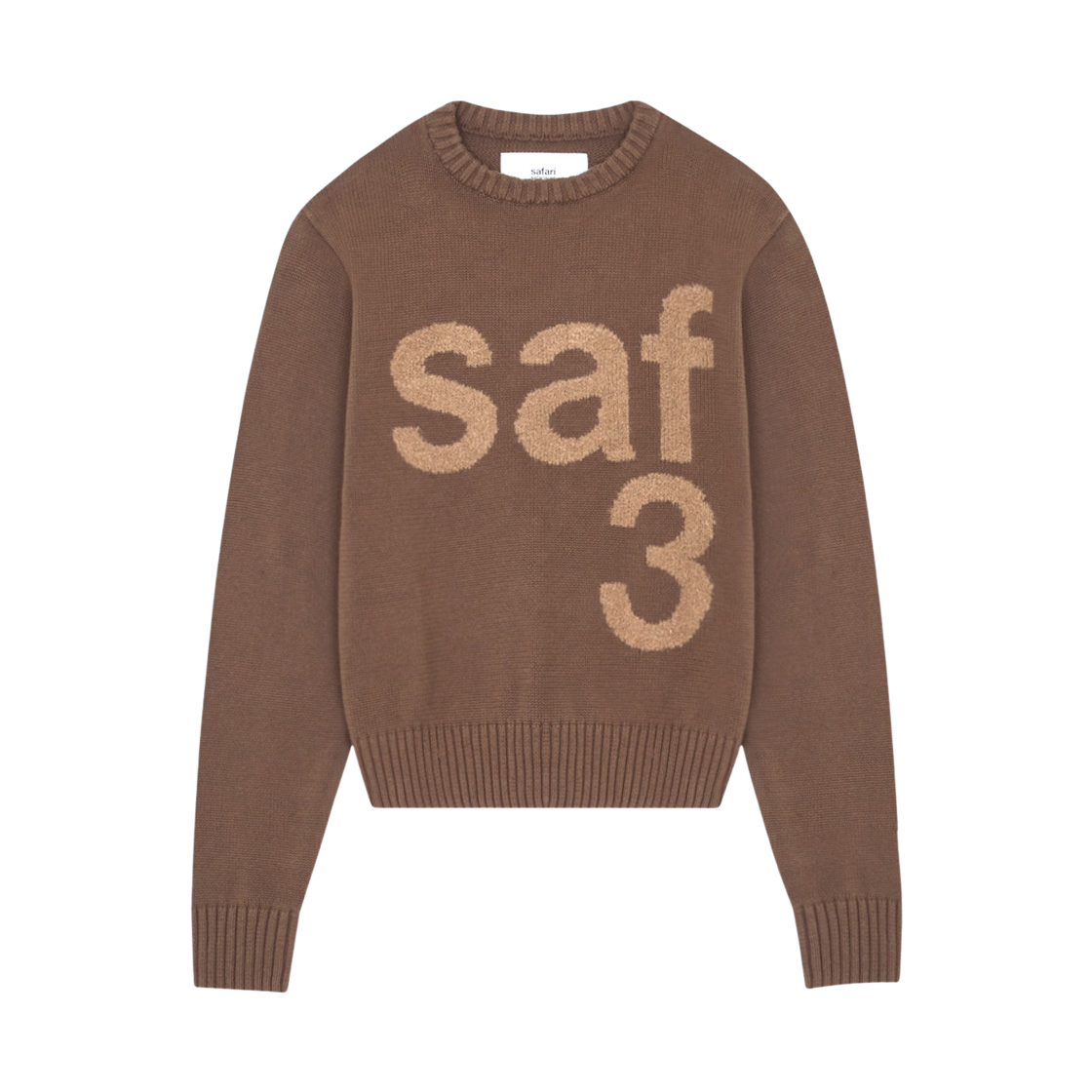 [KREAM 단독] 사파리스팟 우먼 1/2 베이직 사파리 니트 브라운