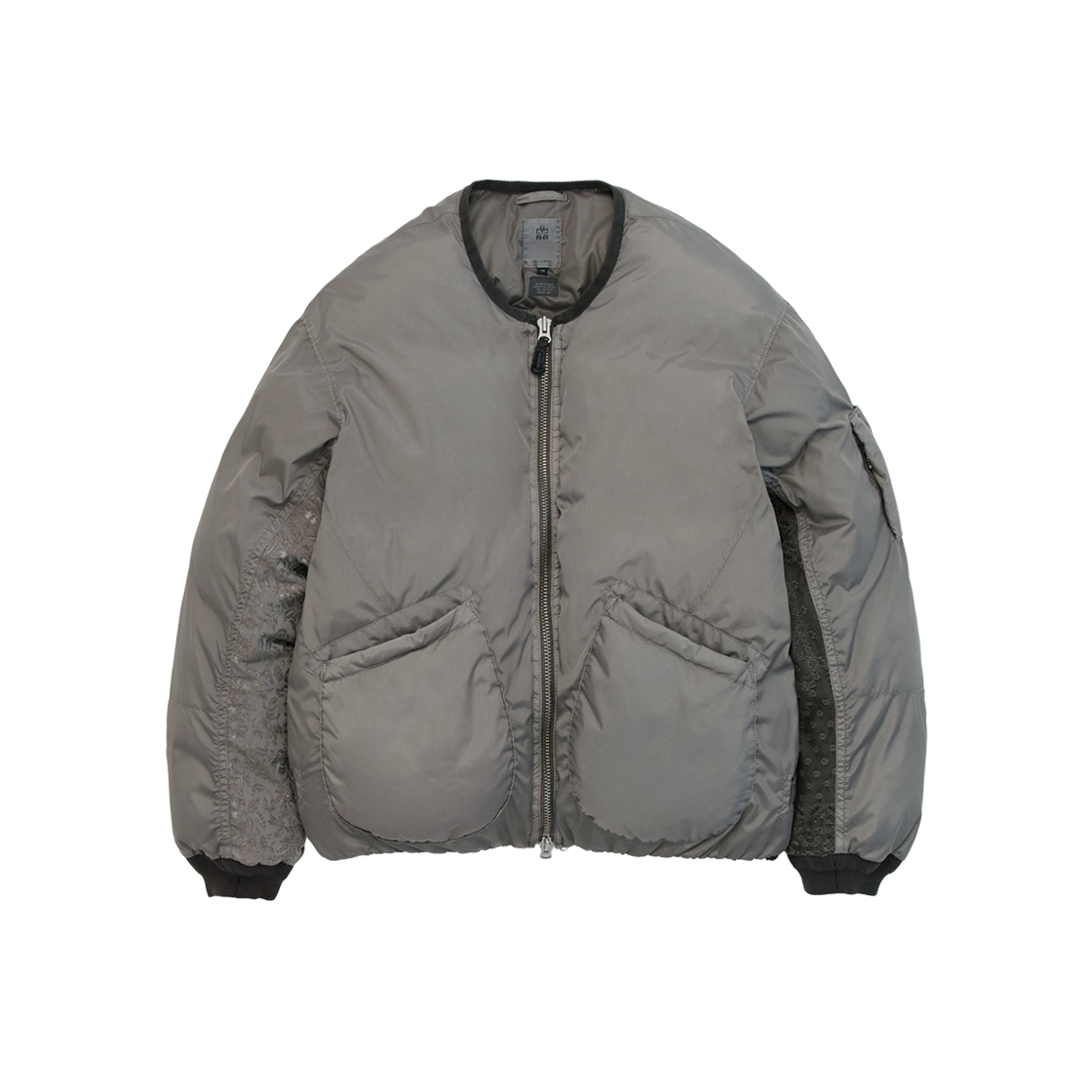 PL5LDW0005G8 Polyteru Floral Down Liner Jacket Sage