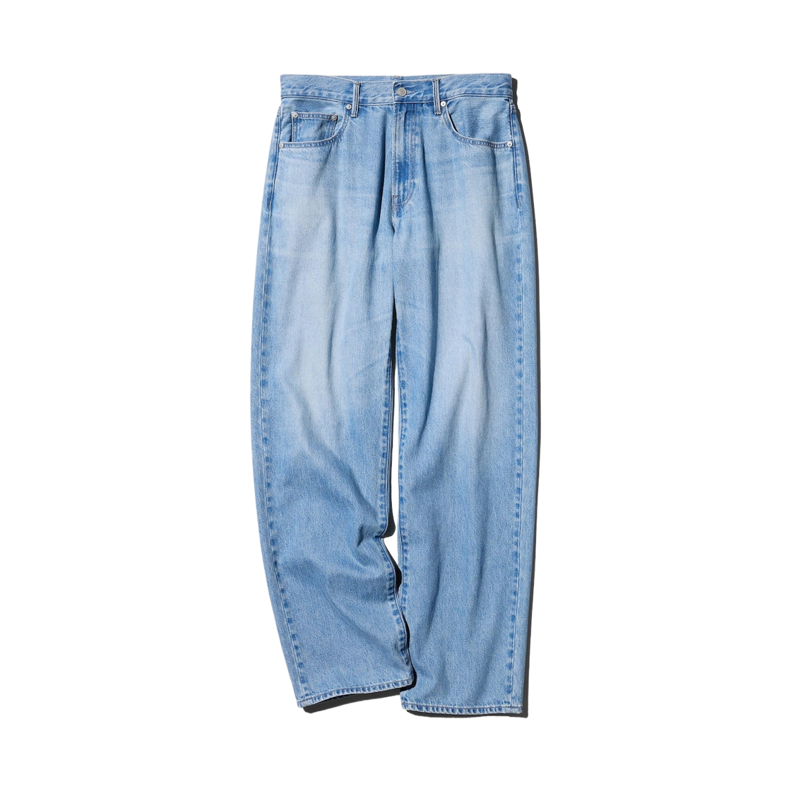 482869-62 Uniqlo Baggy Jeans Tall Blue - JP