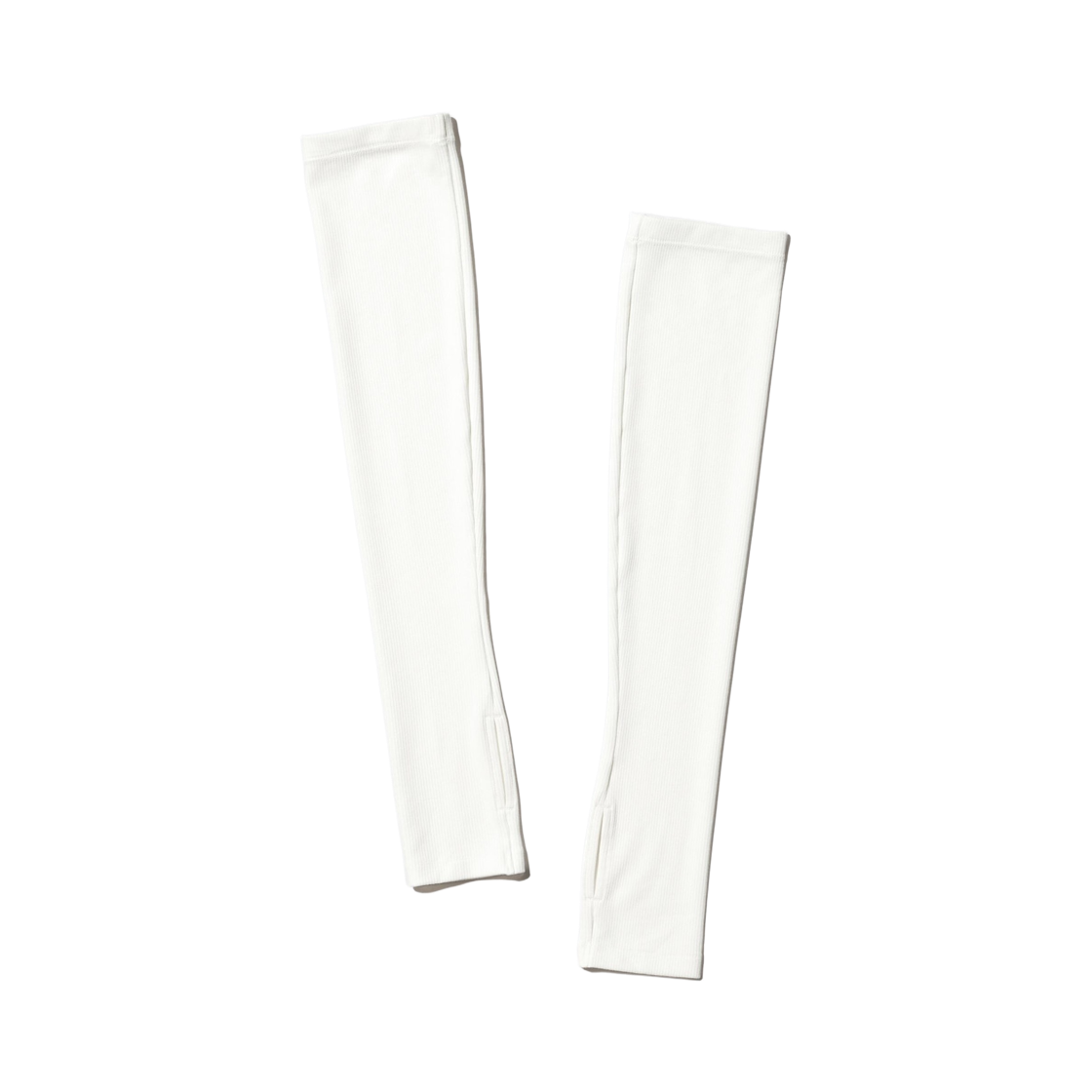 유니클로 UV 프로텍션 립 암 커버 화이트 - JP(Uniqlo UV Protection Rib Arm Cover White - JP)