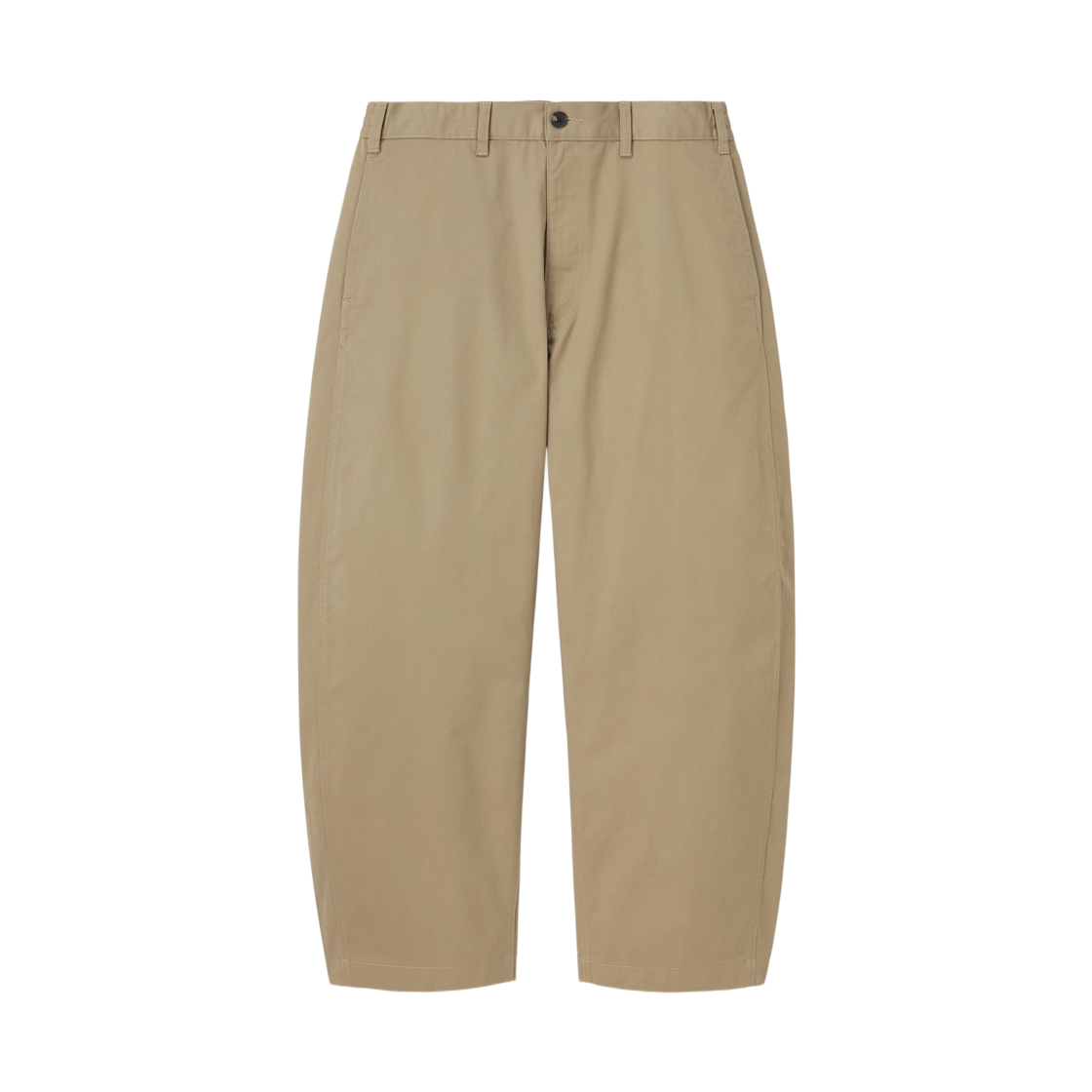 359992-32 GU Chino Barrel Leg Pants Regular Beige
