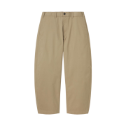 GU Chino Barrel Leg Pants Regular Beige