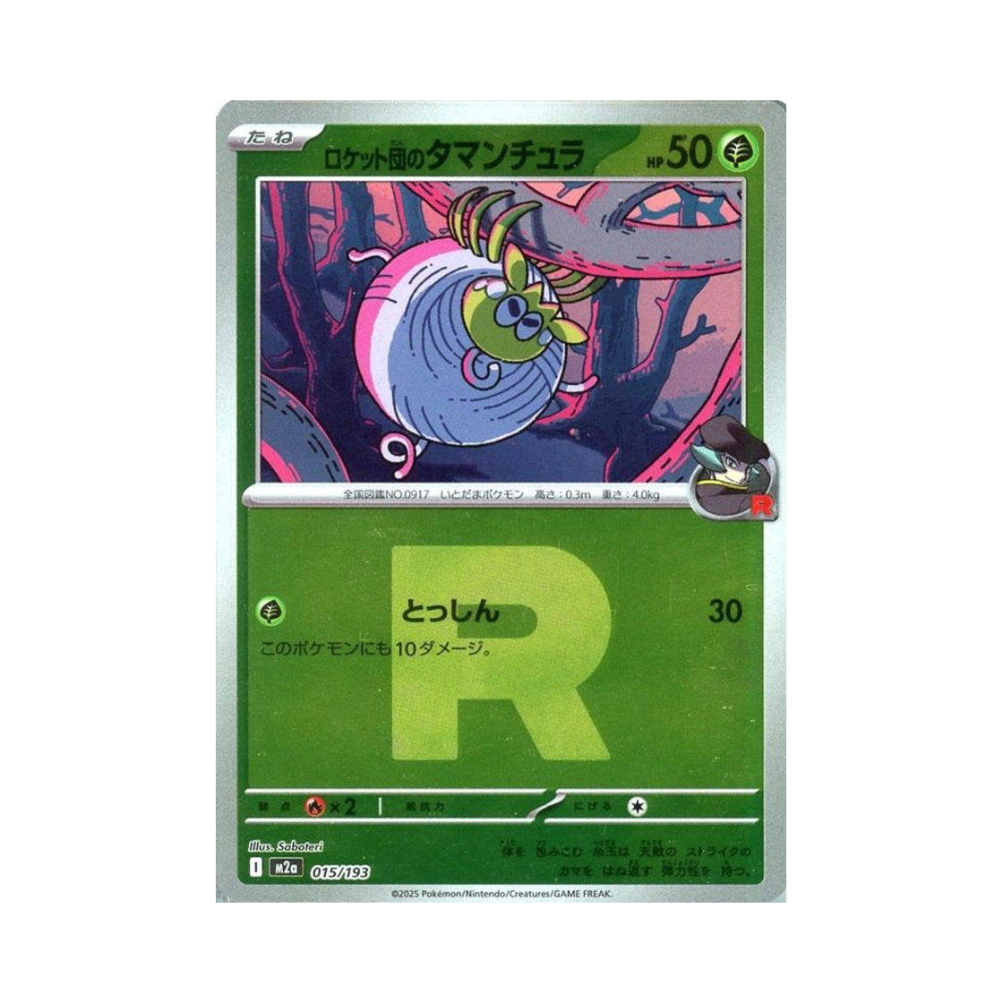 포켓몬 TCG 로켓단의 타랜툴라 로켓단 미러 메가 드림 ex (일어판)(Pokemon TCG Team Rocket's Tarountula Team Rocket Mirror Mega Dream ex (Japanese Ver.)) - 1