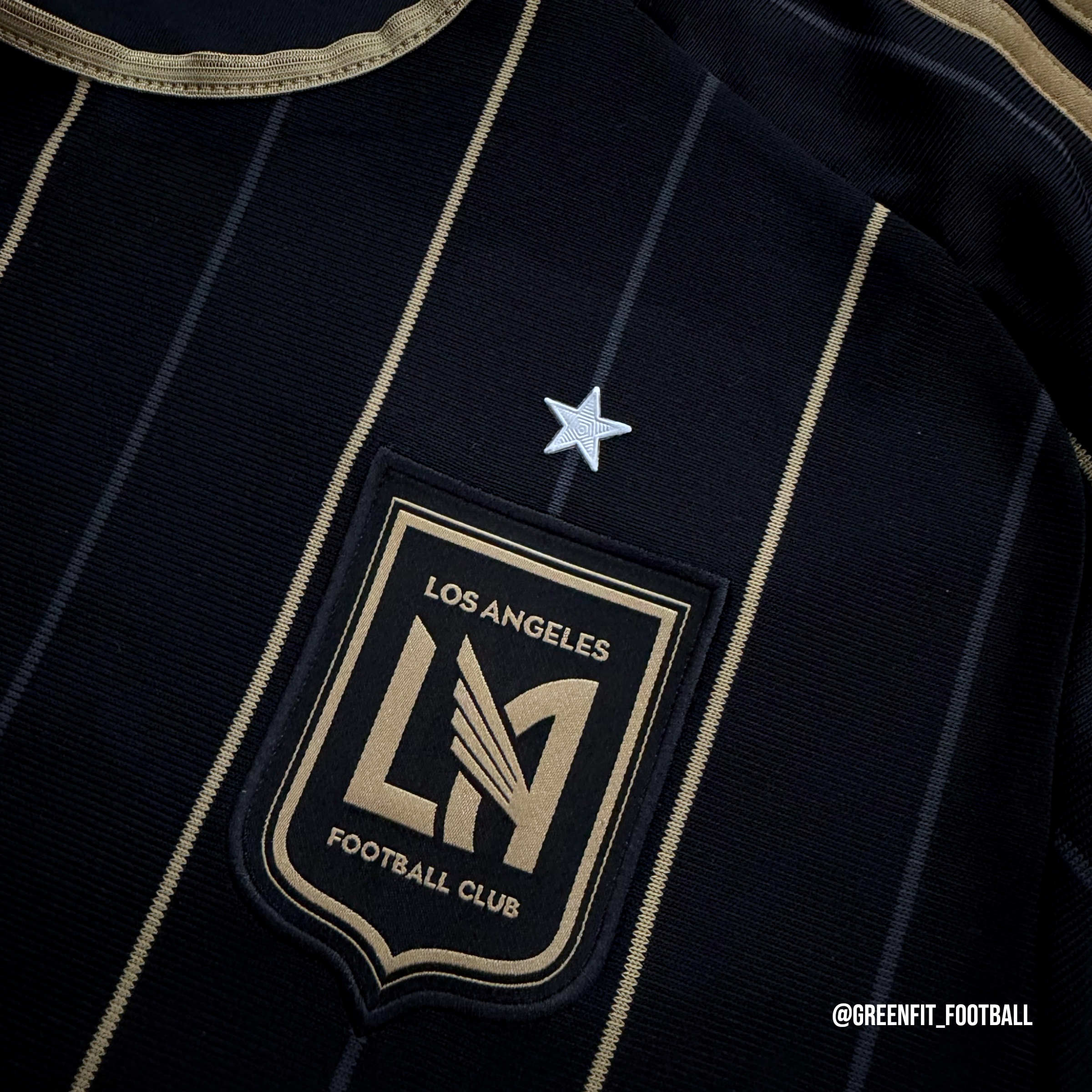 Adidas LAFC 2024/25 Home Jersey Black - US Sizing (Non Marking Ver.), Adidas LAFC 2024/25 Home Authentic Jersey Black - US Sizing (Non Marking Ver.) 착용 스타일 - 2