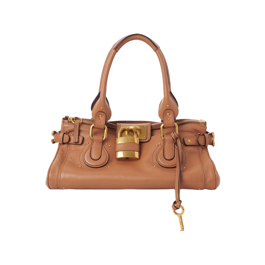 끌로에 그레인드 레더 패딩턴 백 무스탕 브라운(Chloe Grained Leather Paddington Bag Mustang Brown)