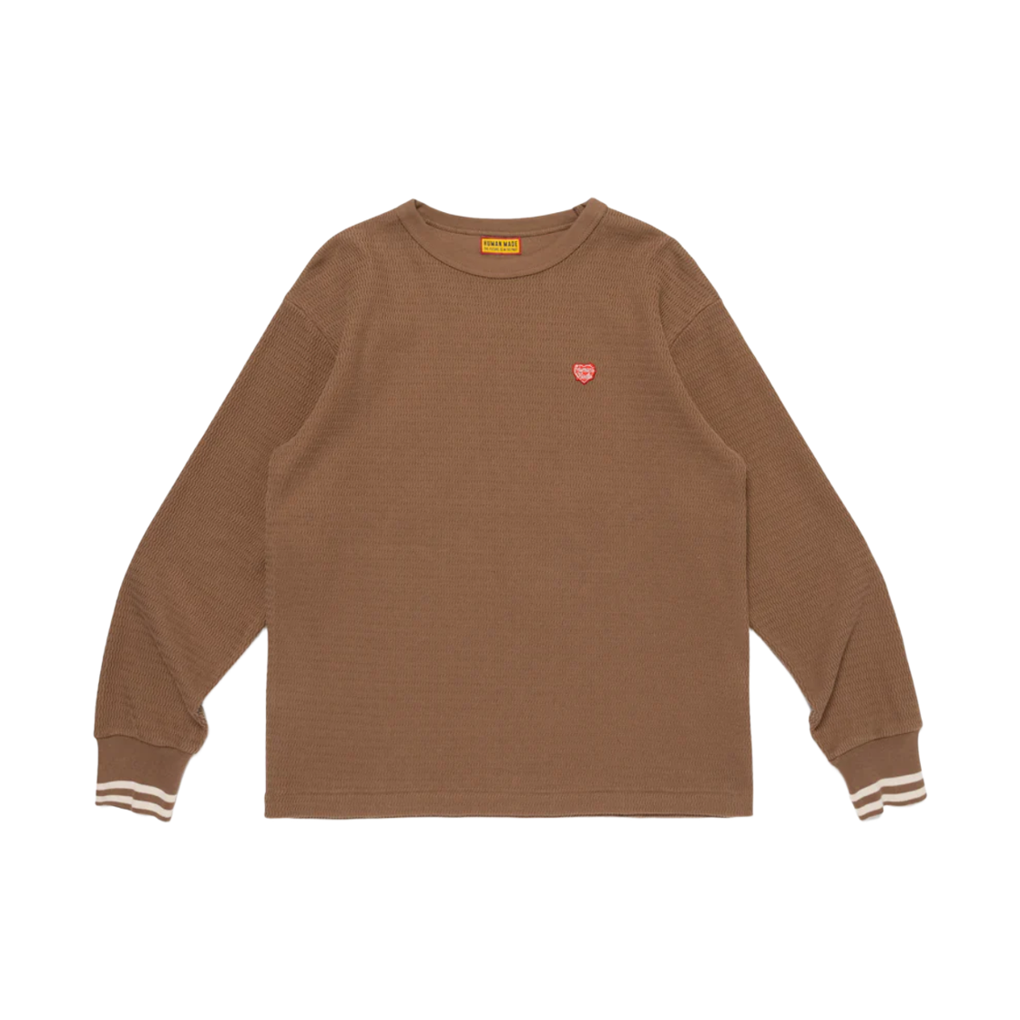 HM30CS018 Human Made Thermal L/S T-Shirt Brown