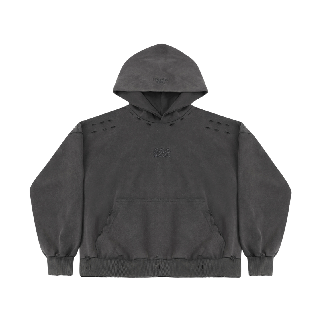 러브러브러브 SV 더 모스트 빈티지 후드 탑 차콜(LUVLUVLUV SV The Most Vintage Hood Top Charcoal)