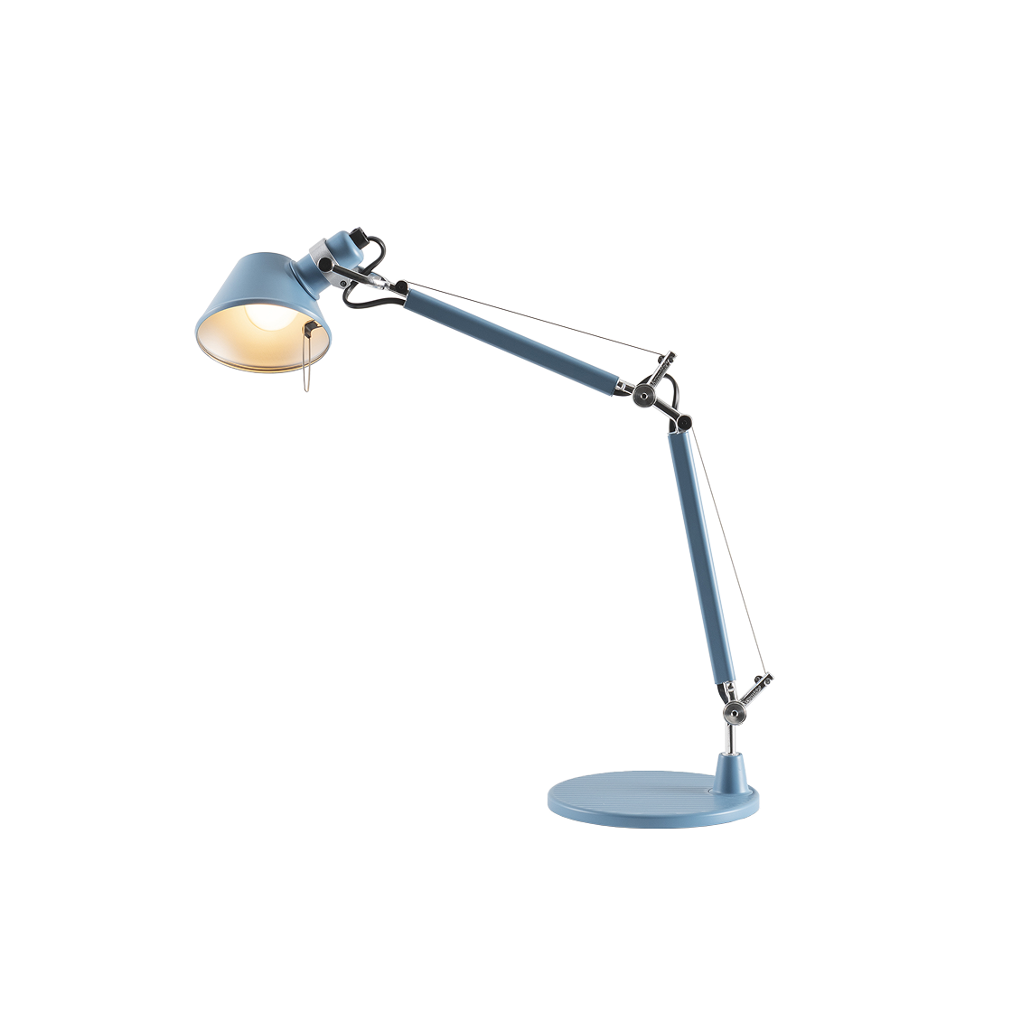 [10% 쿠폰] 아르떼미데 톨로메오 마이크로 테이블 라이트 블루([10% 쿠폰] Artemide Tolomeo Micro Table Light Blue)