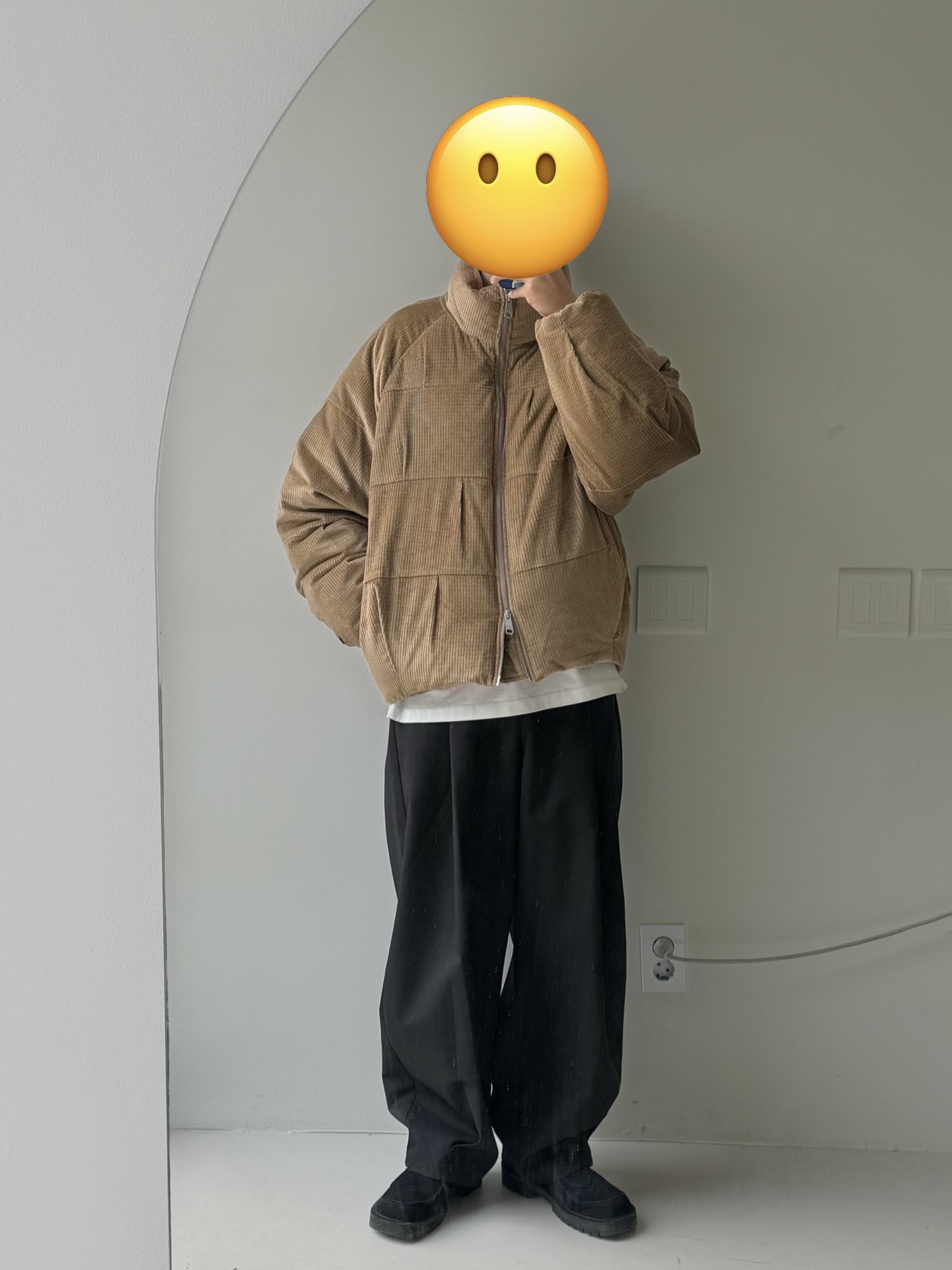 Ader Error Product 76 Noir, Ader Error Curve; BS01 Noir 착용 스타일 - 2