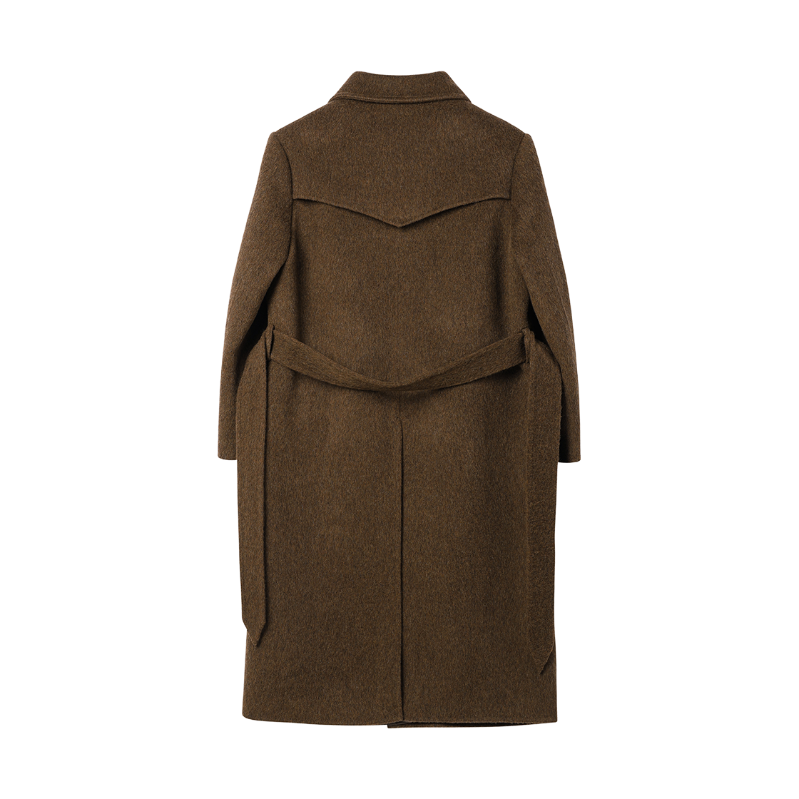 웨슬리휴스턴 몬테라 핸드메이드 울 발마칸 코트 브라운(WESLEY HYUSTON Monterra Handmade Wool Balmacaan Coat Brown) - 2