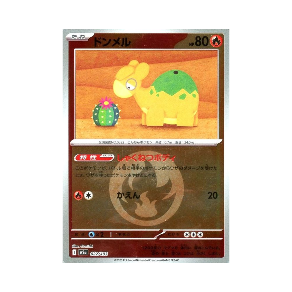 포켓몬 TCG 둔타 에너지 미러 메가 드림 ex (일어판)(Pokemon TCG Numel Energy Mirror Mega Dream ex (Japanese Ver.))