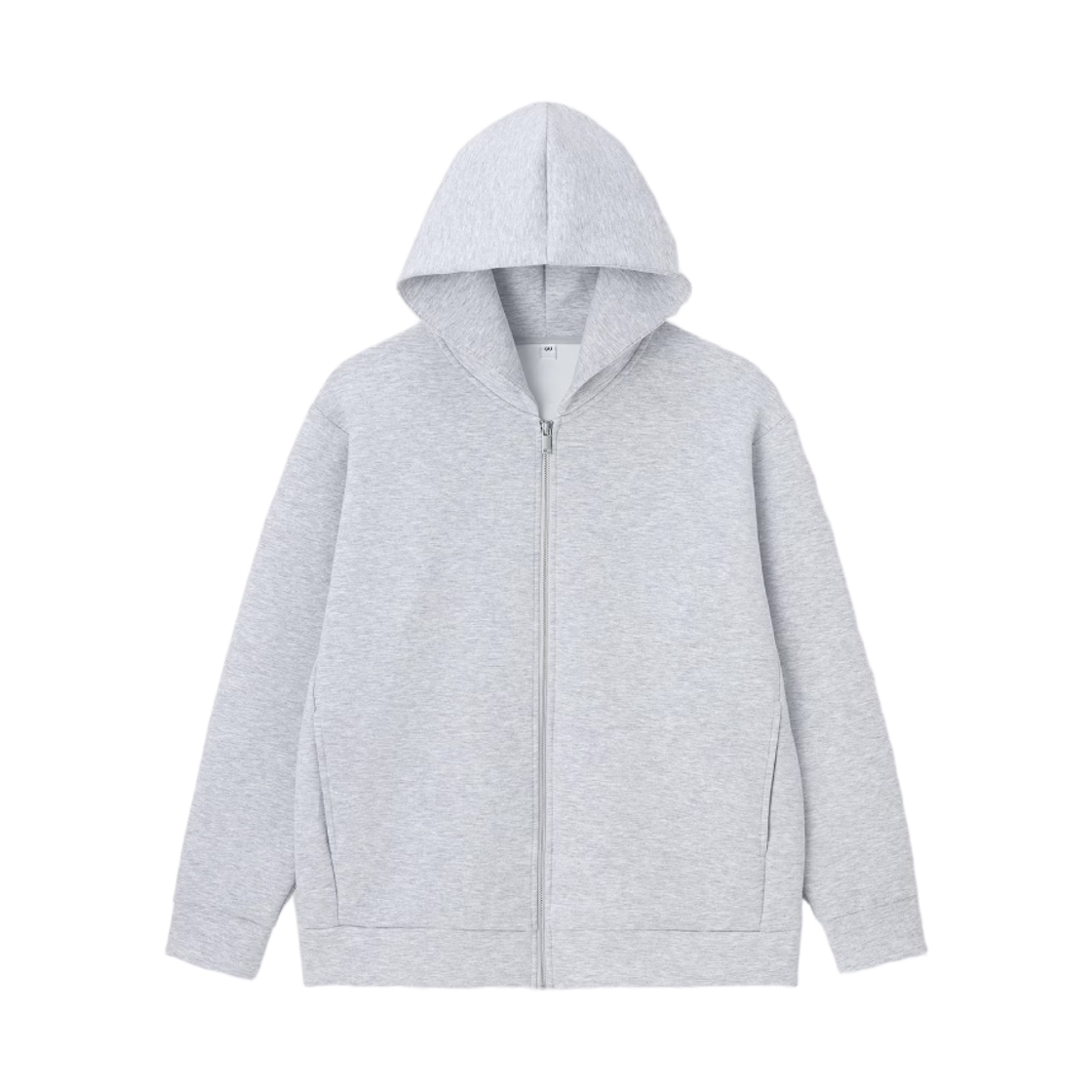 GU 퍼프 스웨트 풀집 파카 그레이(GU Puff Sweat Full Zip Parka Gray) - 1