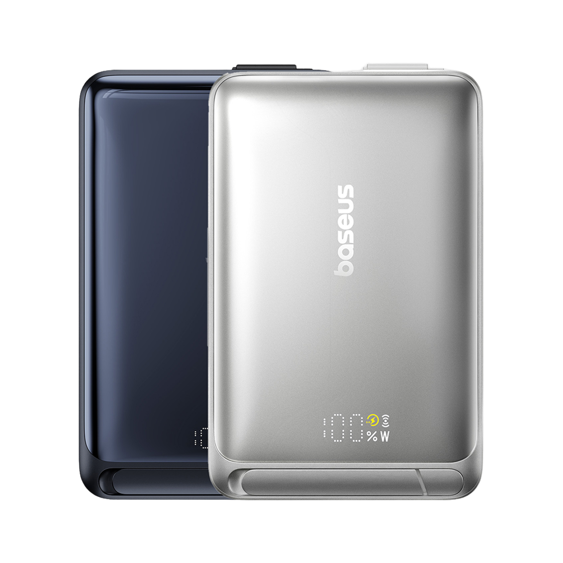 베이스어스 맥세이프 보조배터리 케이블 일체형 qi2 노모스 고속 충전 멀티 3in1 C타입 10000mAh(BASEUS Qi2 Nomos 3in1 10000mAh)