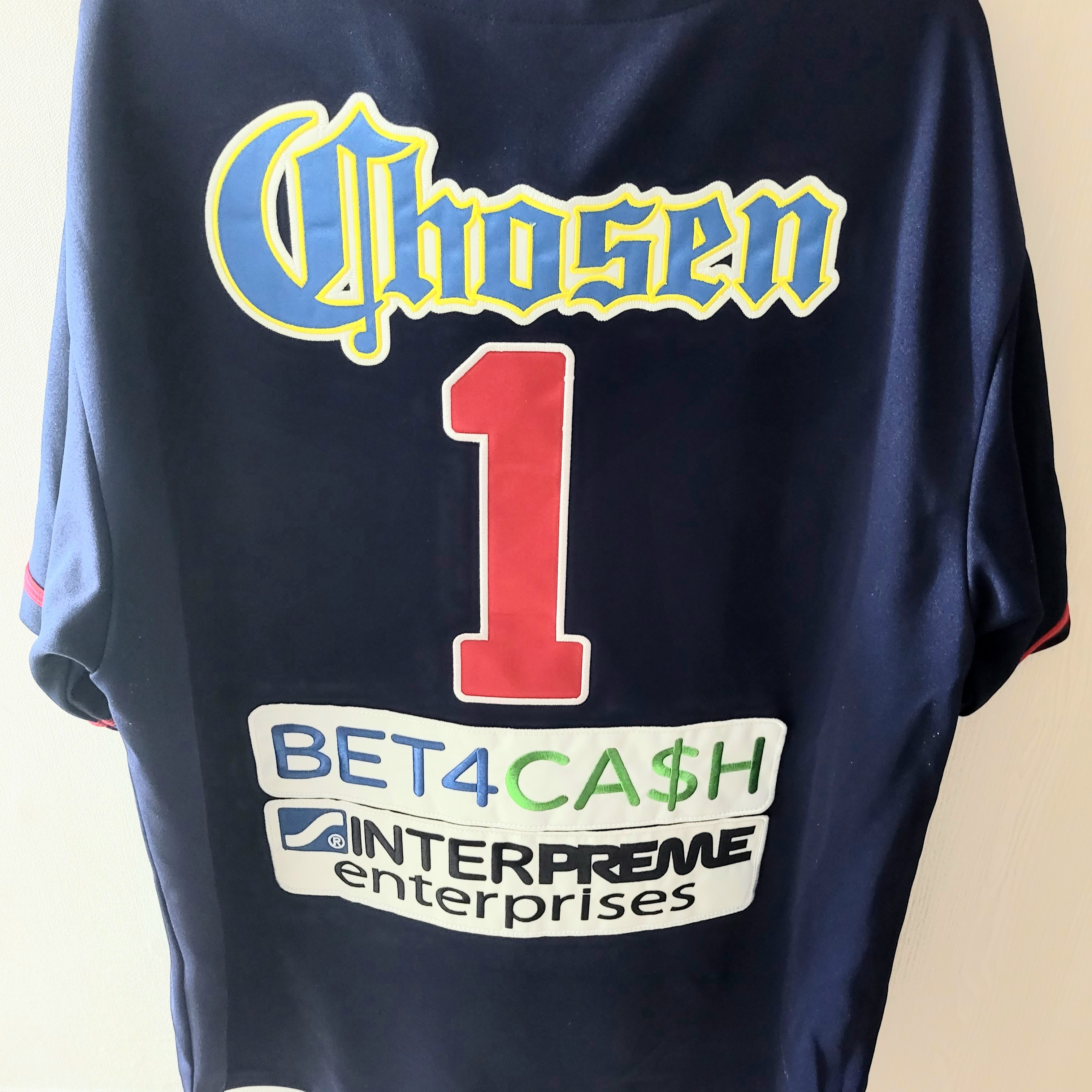 Supreme Chosen One Baseball Jersey Navy - 24SS 착용 스타일 - 2