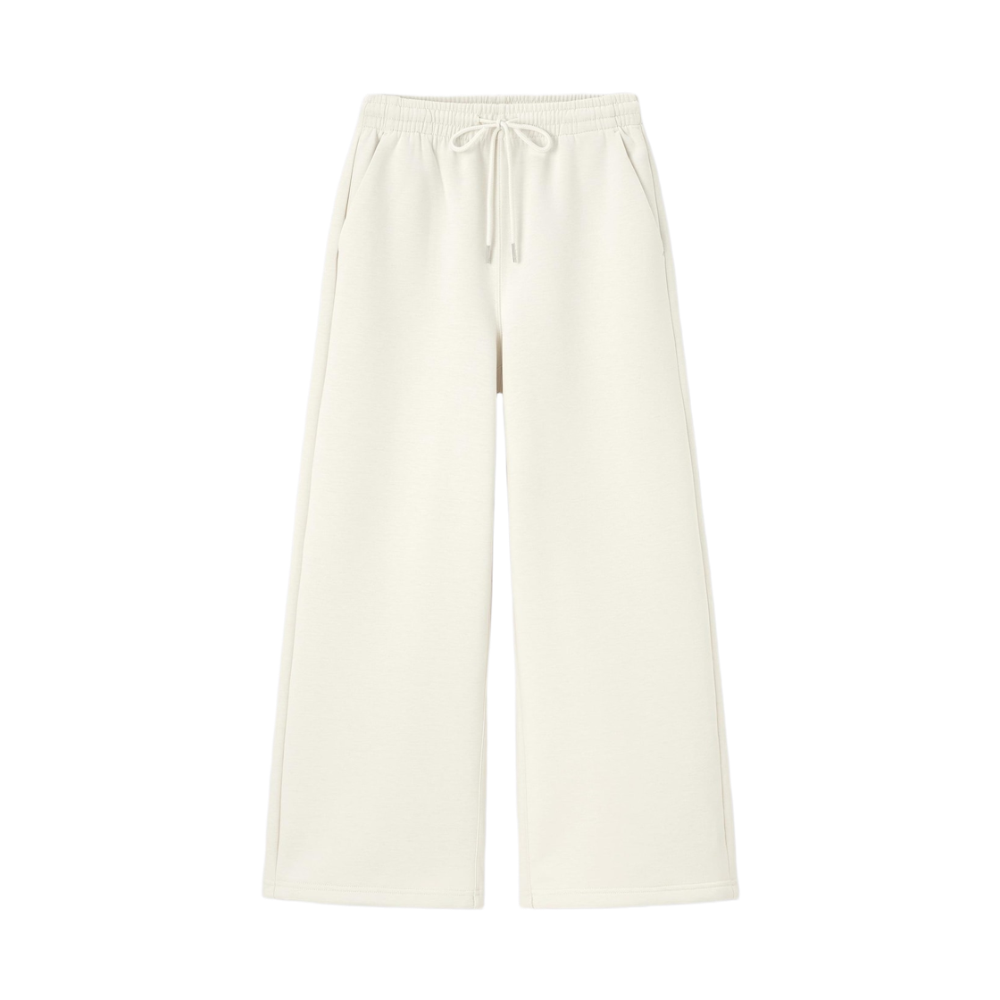 359070-30 (W) GU Double Face Sweat Baggy Pants Natural