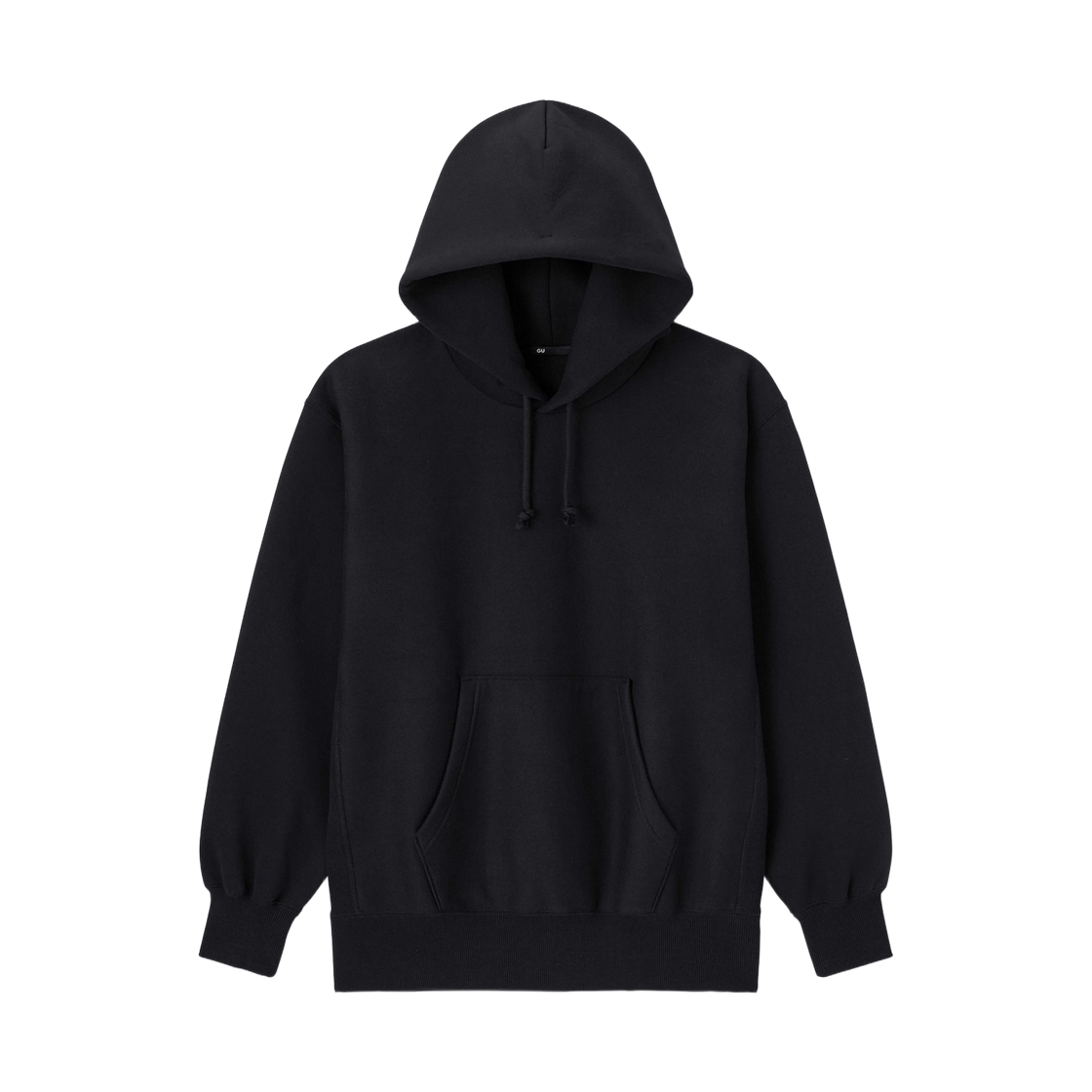 GU 헤비웨이트 스웨트 후드 블랙(GU Heavyweight Sweat Hoodie Black) - 1
