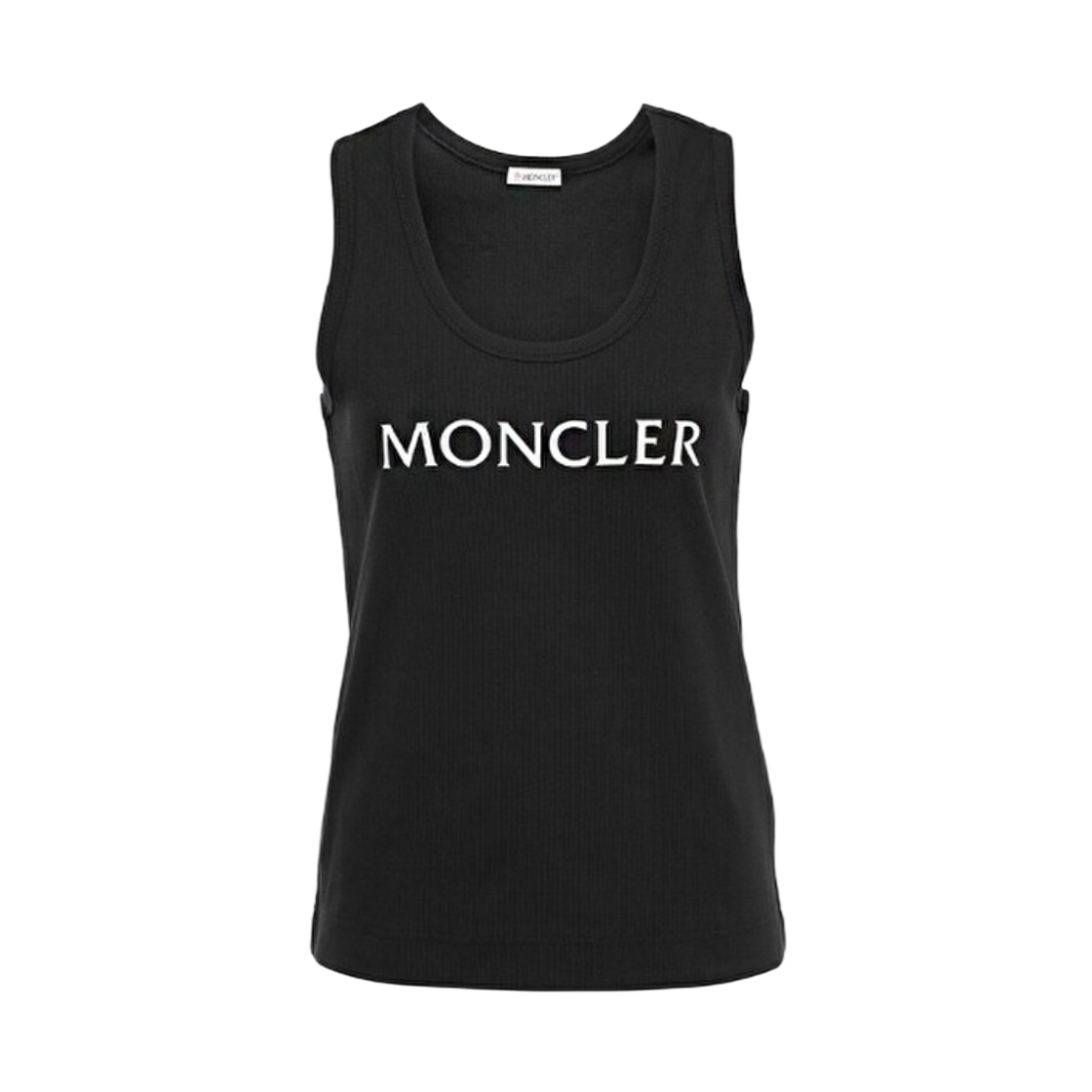 I1-093-8P00001-89A0D-999 (W) Moncler Logo Tank Top Black - 23SS