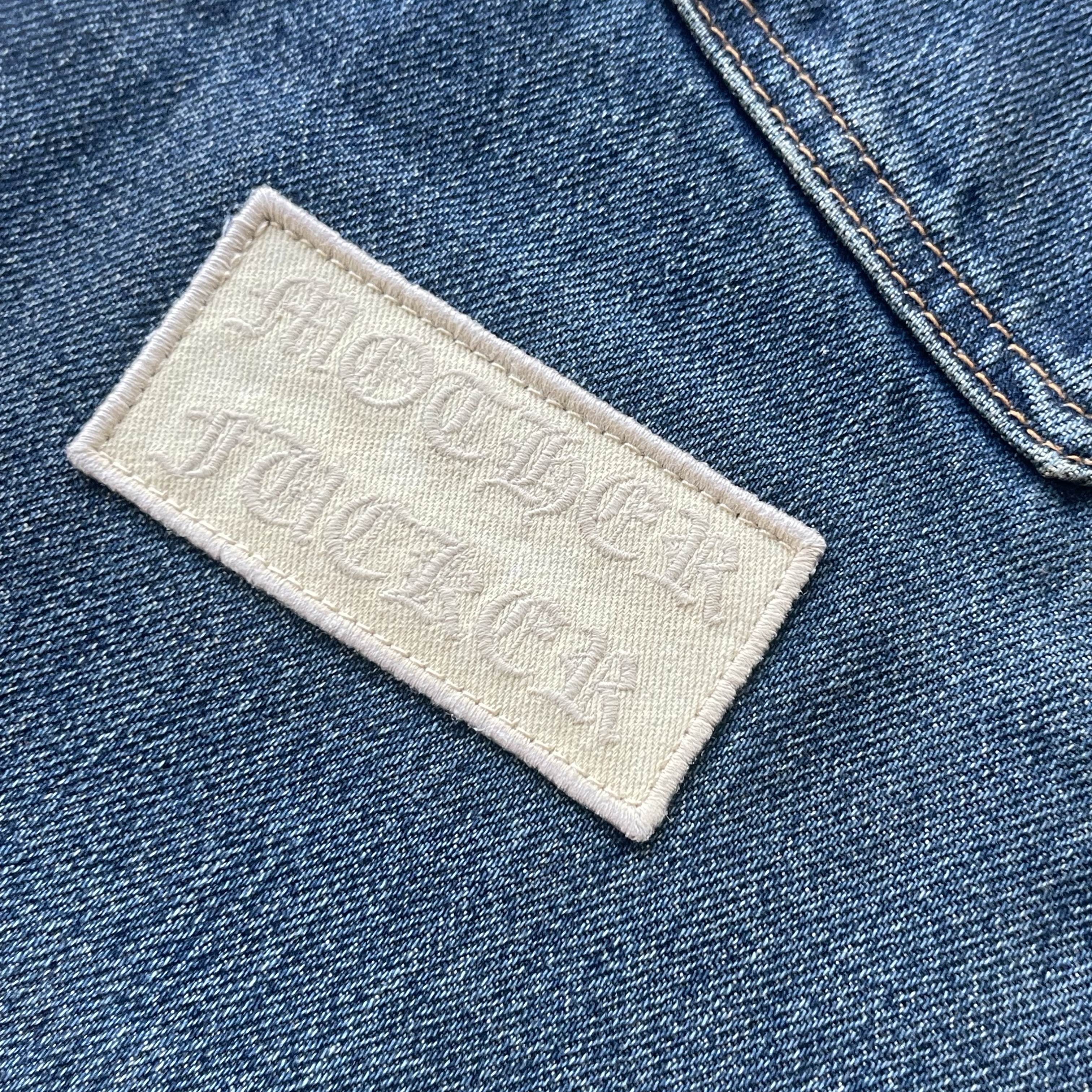 Supreme x Number (N)ine Patches Loose Fit Selvedge Jean Washed Indigo - 25FW 착용 스타일 - 8