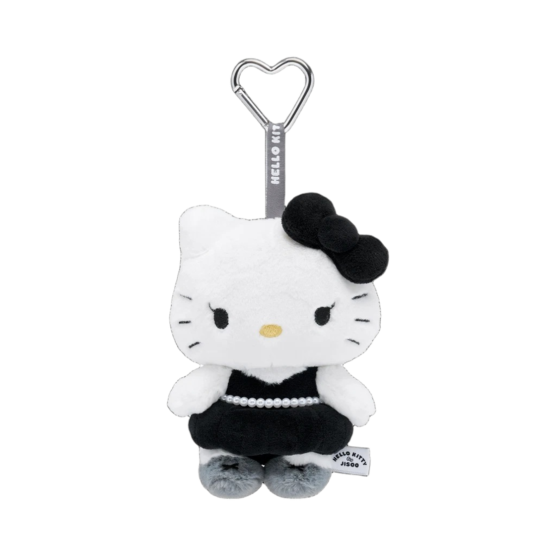 헬로키티 x 지수 플러시 키링 블랙 (개봉 박스)(HELLO KITTY x JISOO Plush Keychain Black (Opened Case))