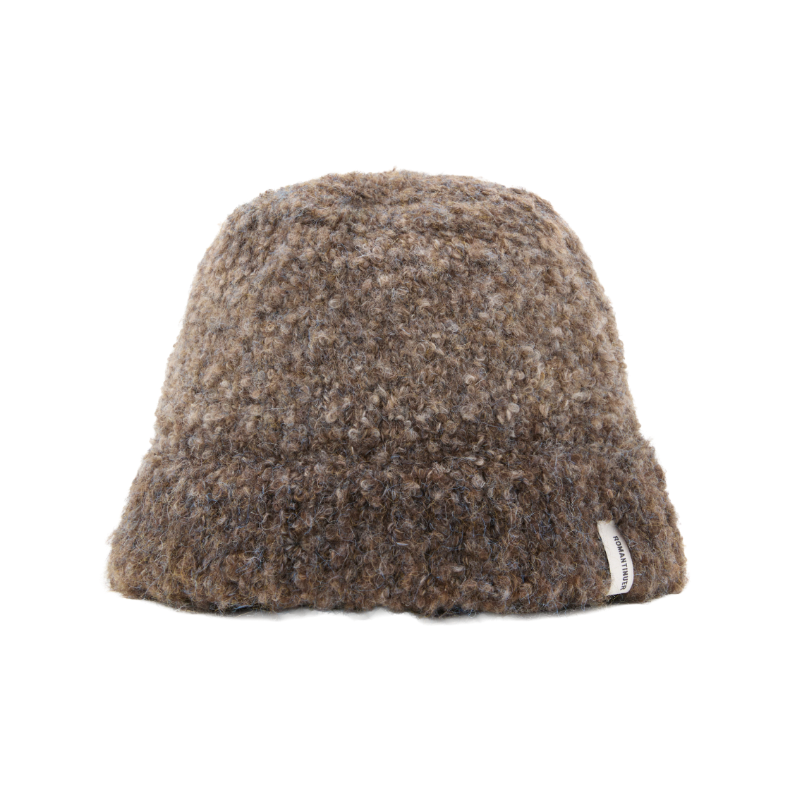 로맨티누어 테디 부클 버킷 햇 - 브라운(ROMANTINUER Teddy Boucle Bucket Hat - Brown) - 1
