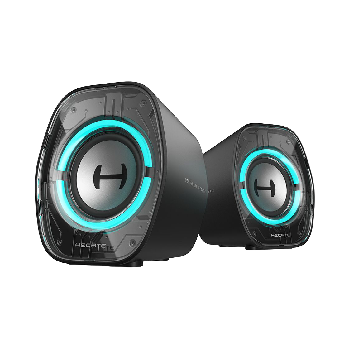 에디파이어 G1000 II 블루투스 데스크탑 게이밍 스피커 RGB 4W 블랙(Edifier G1000 II Bluetooth Desktop Gaming Speaker with RGB Lighting, 4W – Black)