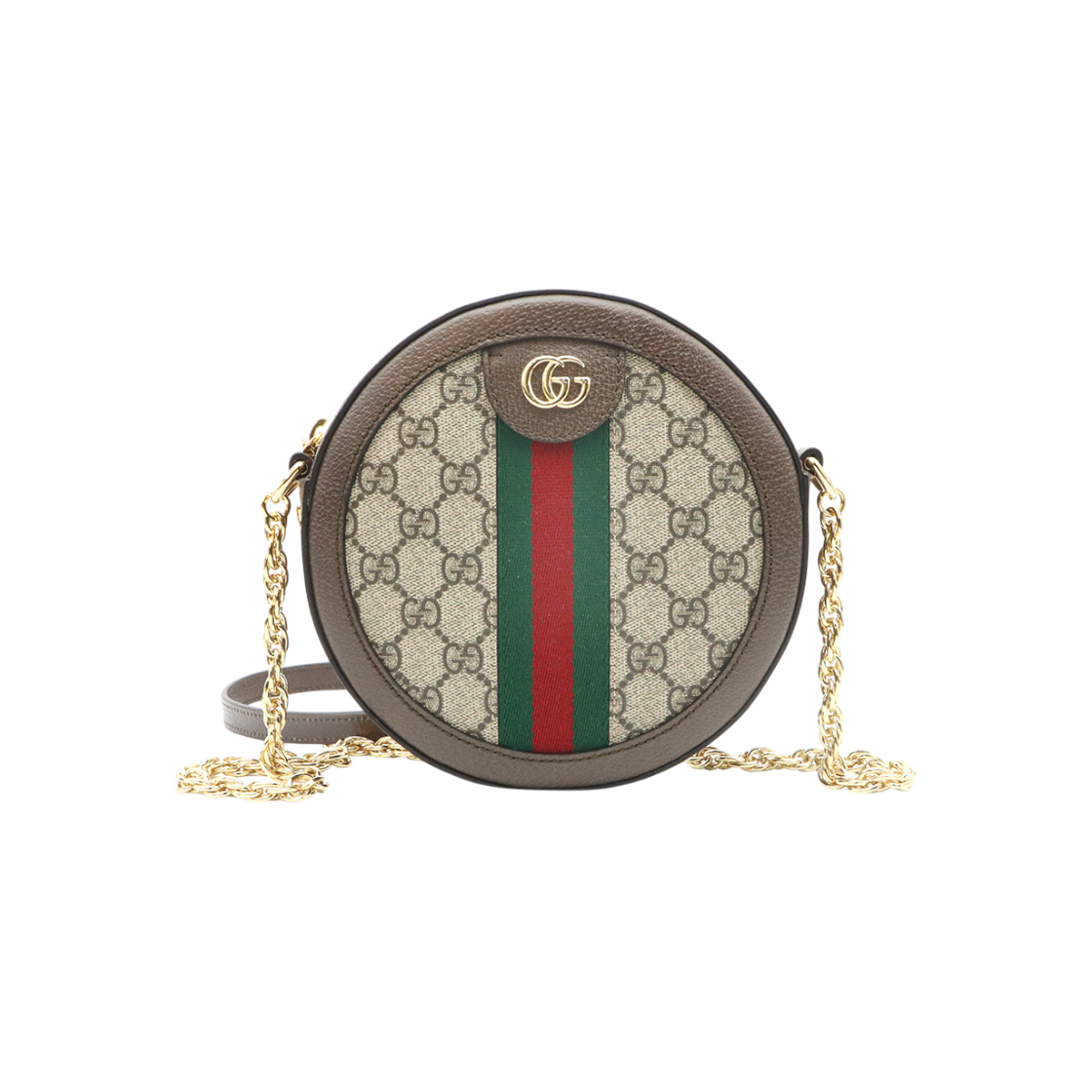 구찌 550618 GG 수프림 캔버스 오피디아 미니 라운드 숄더백(GG Supreme Canvas Ophidia Mini Round Shoulder Bag) - 1