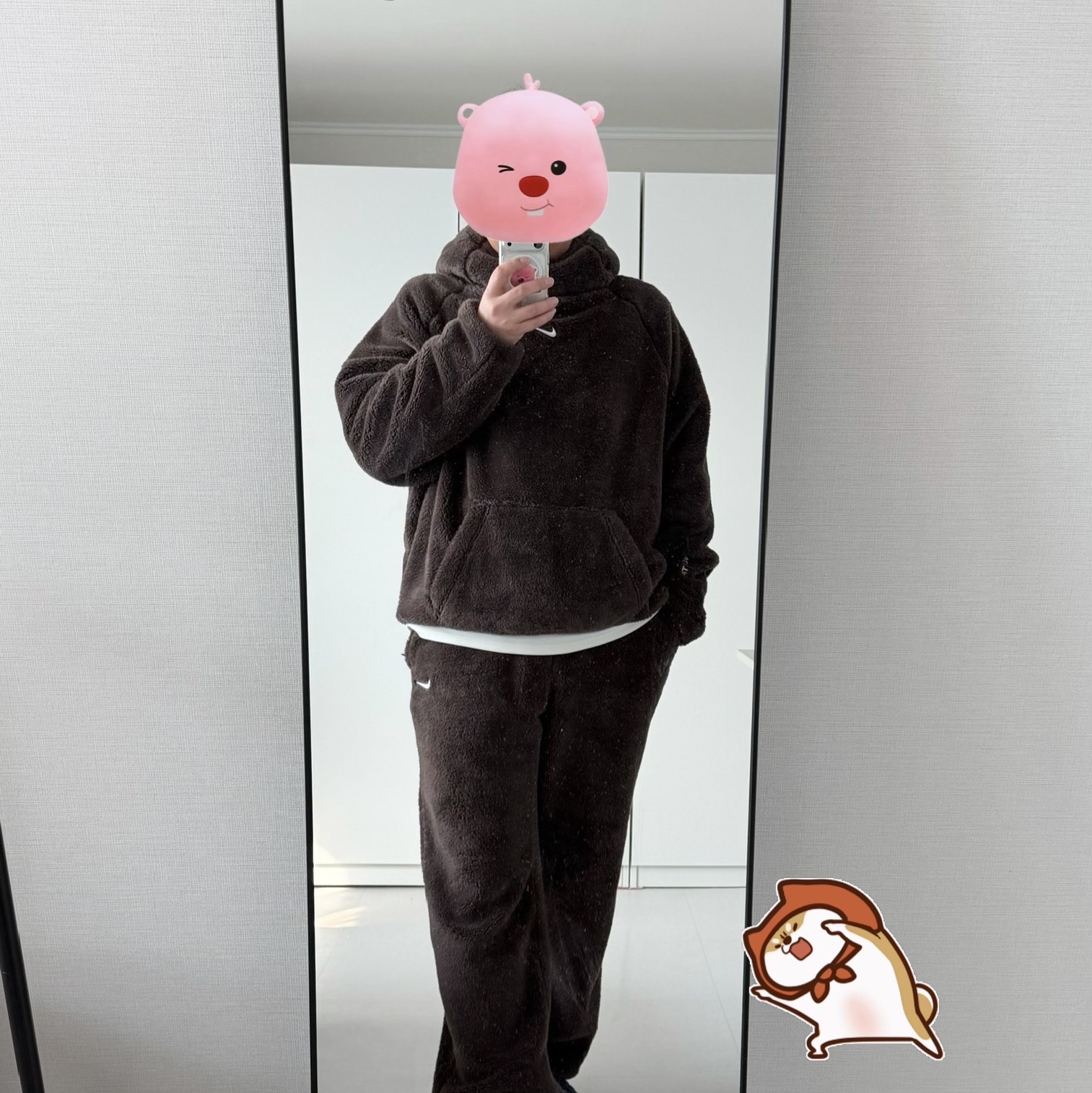 Nike x Drake Nocta CS Hoodie Baroque Brown Summit White - Asia, Nike x Drake Nocta CS Pants Baroque Brown Summit White - Asia 착용 스타일