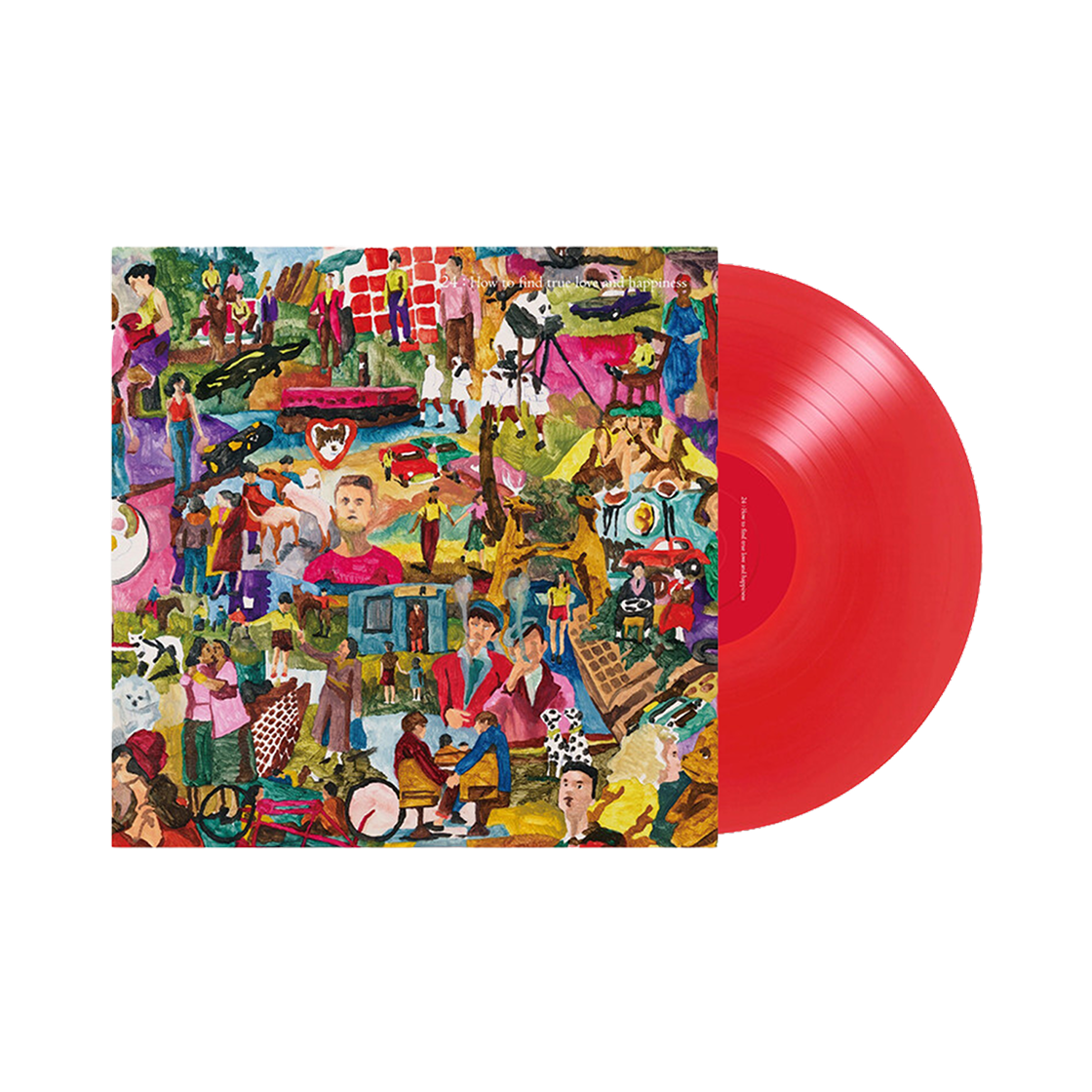 혁오 EP 3집 24: 하우 투 파인드 트루 러브 LP 투명 레드(Hyukoh 3rd EP 24: How to find true love LP Transparent Red)