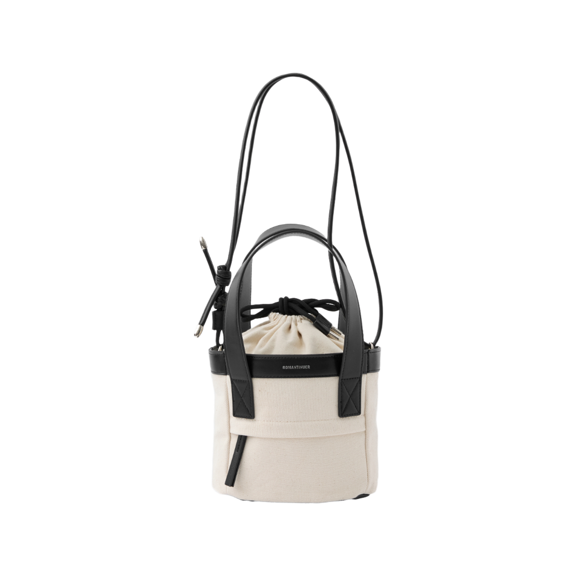 R25S301IV ROMANTINUER Luvon Bucket Bag - Ivory