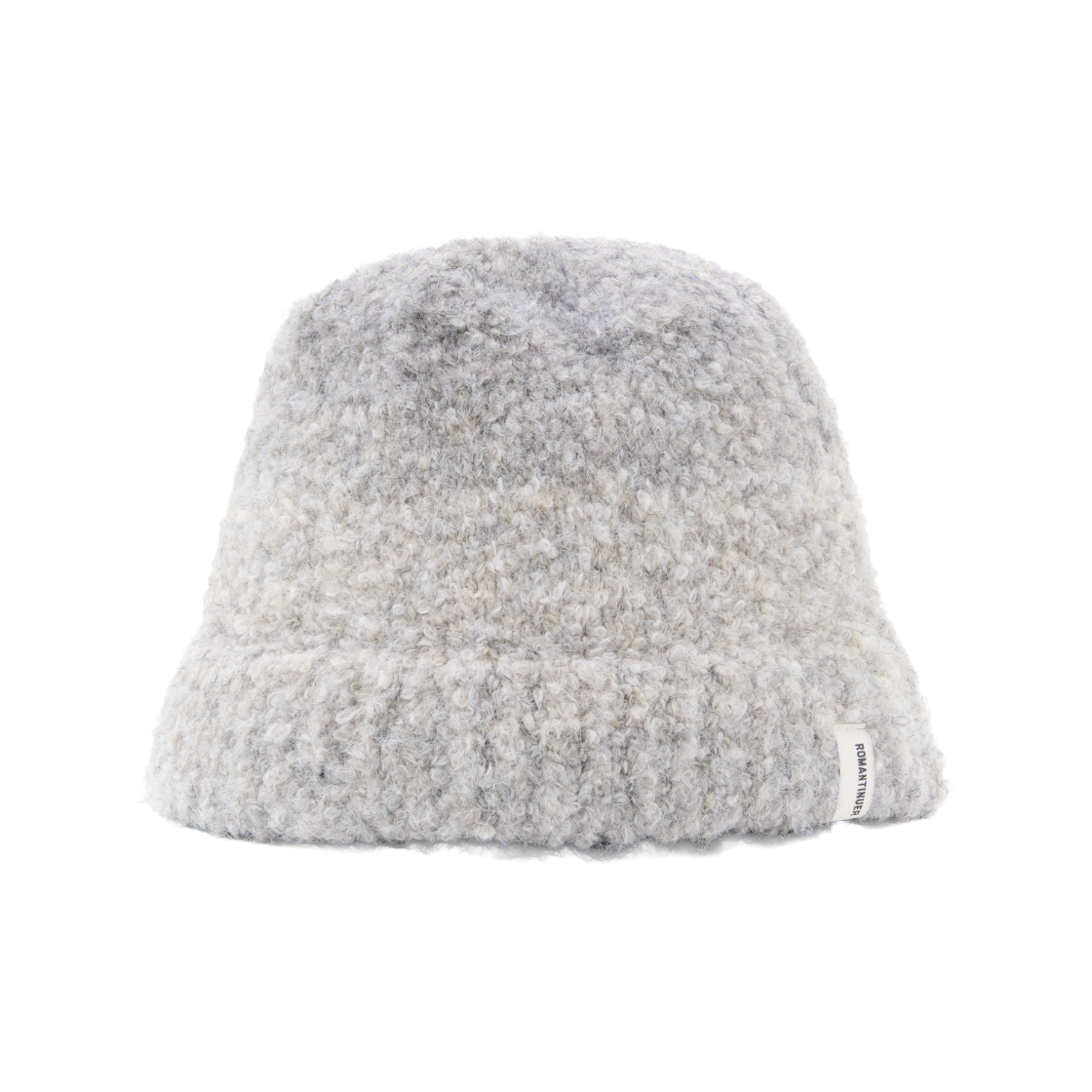 로맨티누어 테디 부클 버킷 햇 - 그레이(ROMANTINUER Teddy Boucle Bucket Hat - Gray) - 1