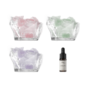objet by kundal Perfume Crystal Stone Diffuser gift set