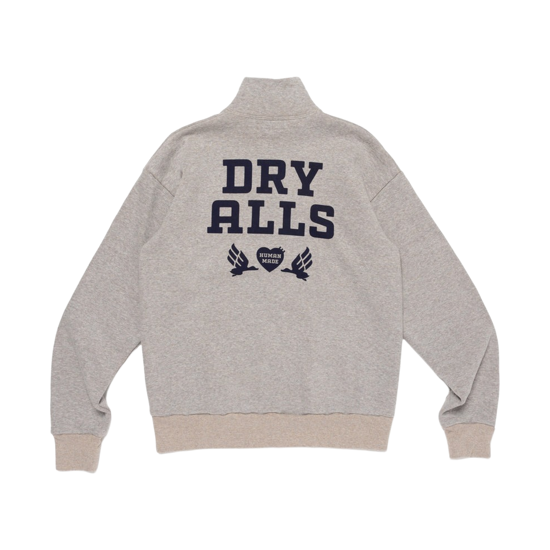 휴먼 메이드 하프집 스웨트셔츠 그레이(Human Made Half-Zip Sweatshirt Gray) - 2