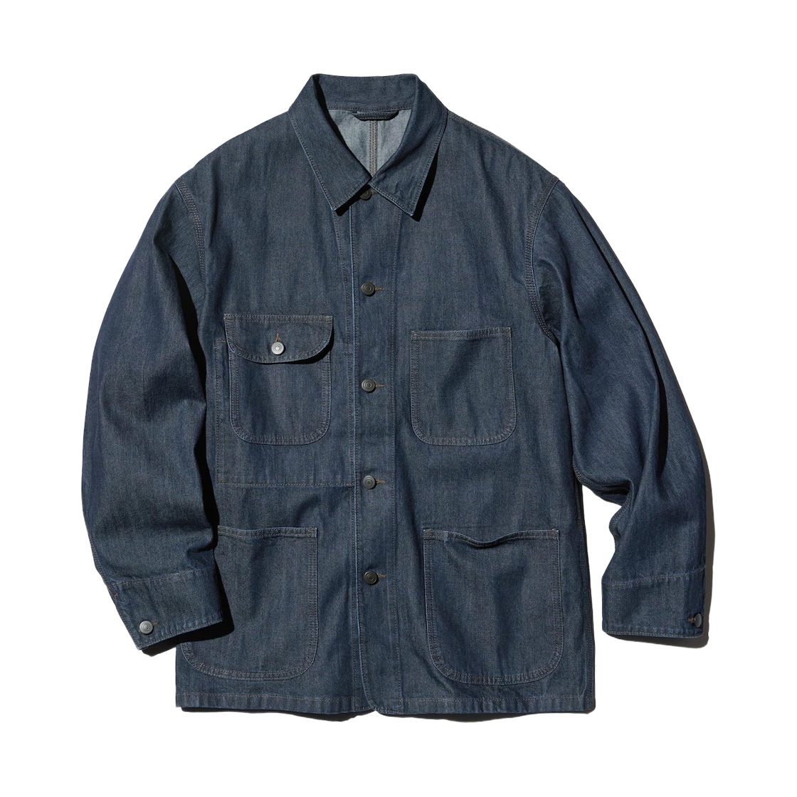 유니클로 유틸리티 데님 자켓 블루 - JP(Uniqlo Utility Denim Trucker Jacket Blue - JP)