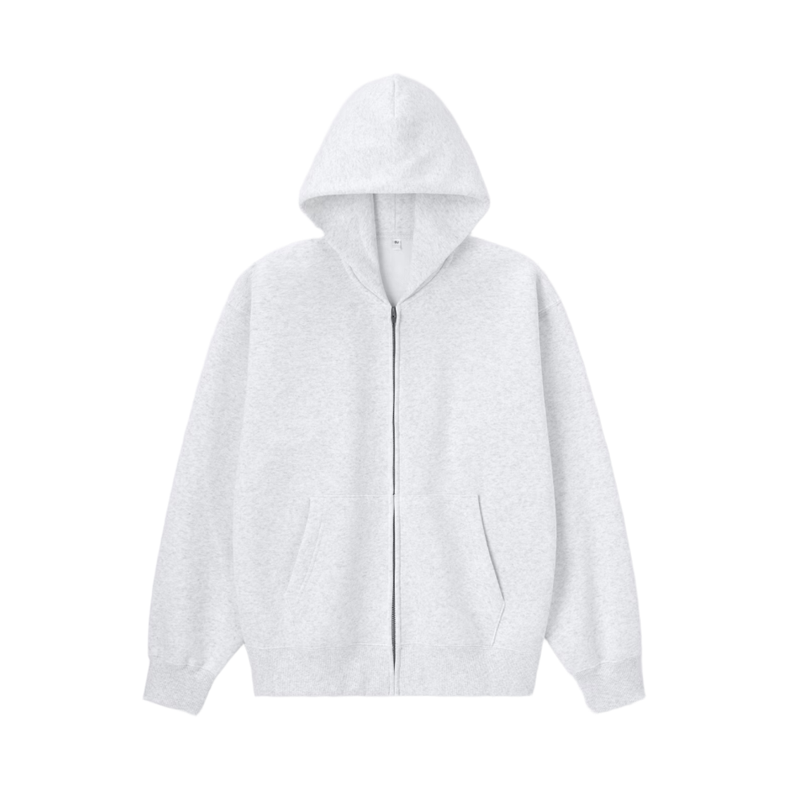 GU 헤비 웨이트 스웨트 풀집 파카 라이트 그레이(GU Heavy Weight Sweat Full Zip Parka Light Gray) - 1