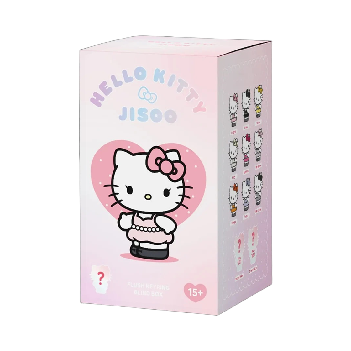 헬로키티 x 지수 랜덤 플러시 키링 미개봉 랜덤박스 (1개입)(HELLO KITTY x JISOO Random Plush Keychain (1 Blind Box))