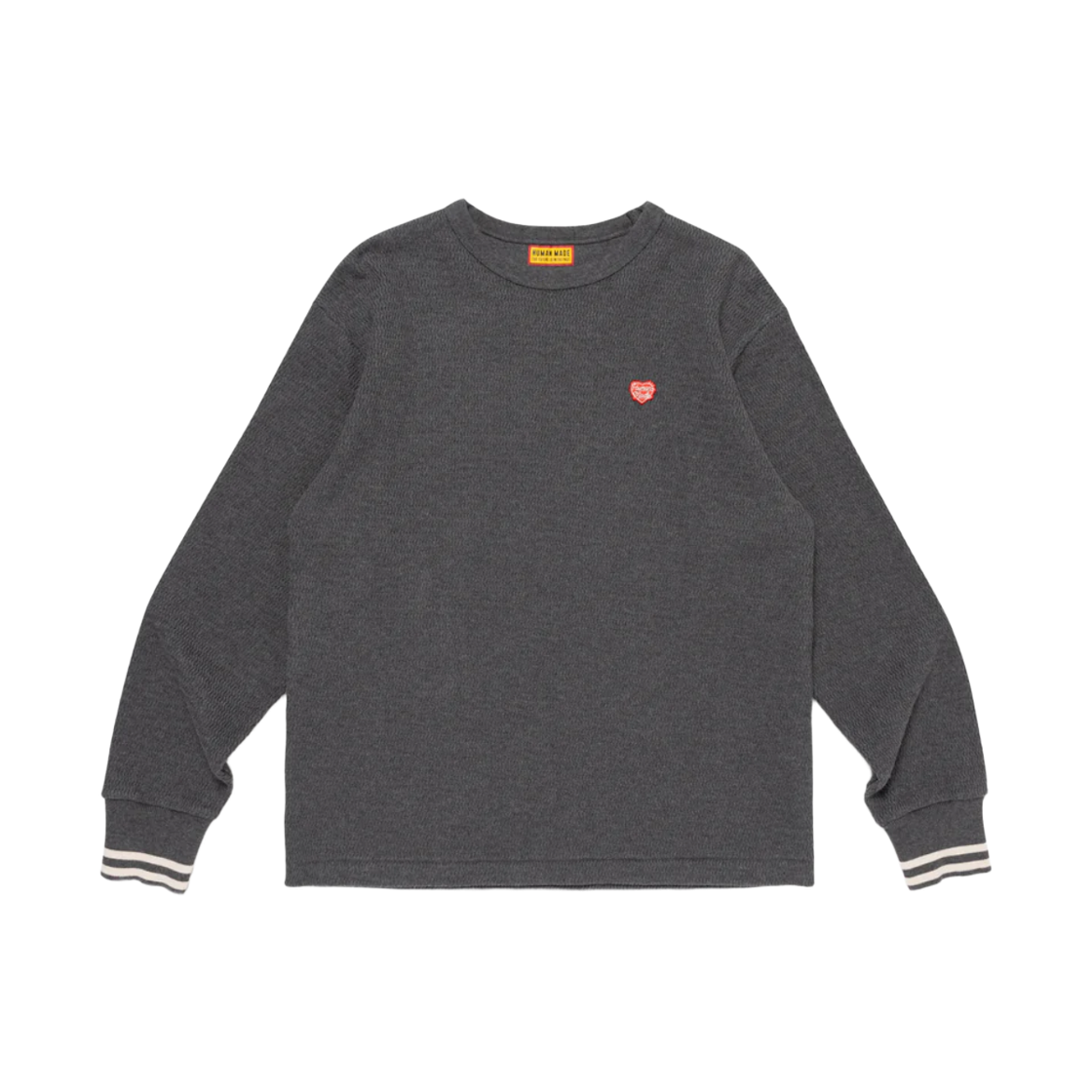 HM30CS018 Human Made Thermal L/S T-Shirt Charcoal