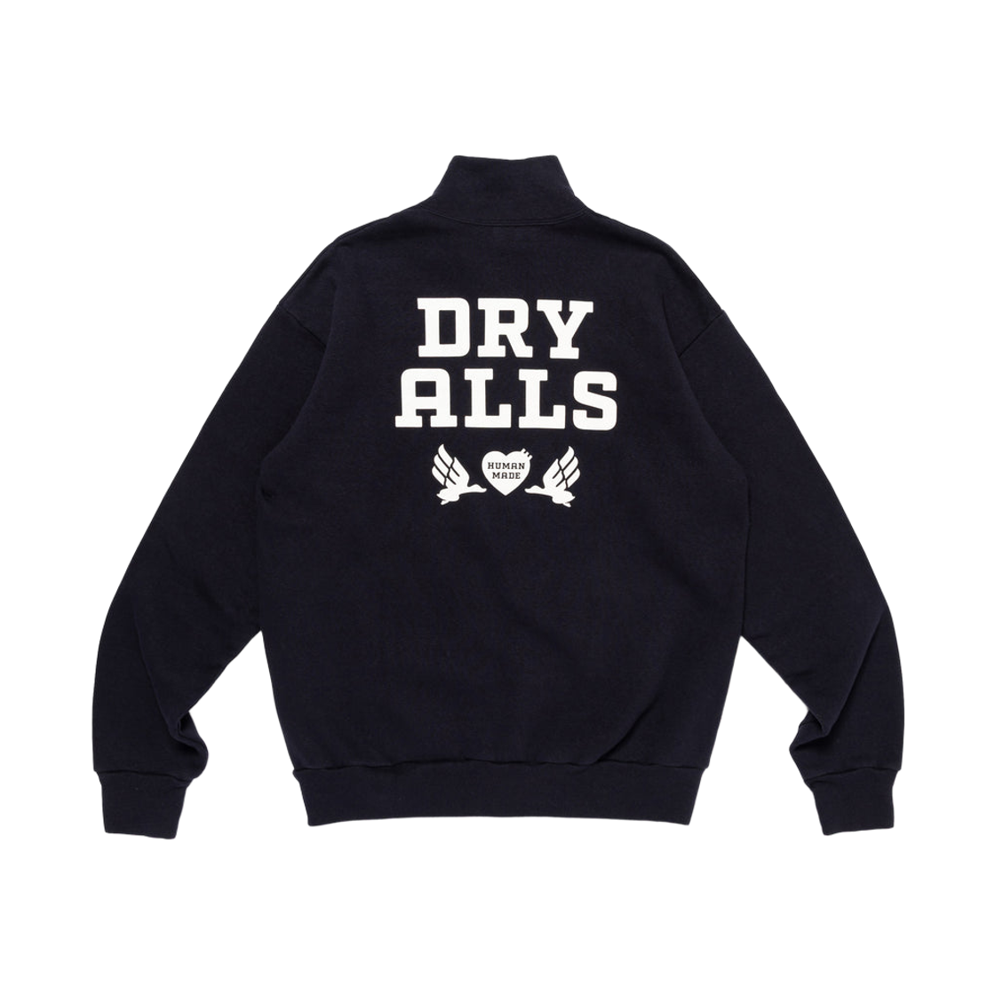 휴먼 메이드 하프집 스웨트셔츠 네이비(Human Made Half-Zip Sweatshirt Navy) - 2