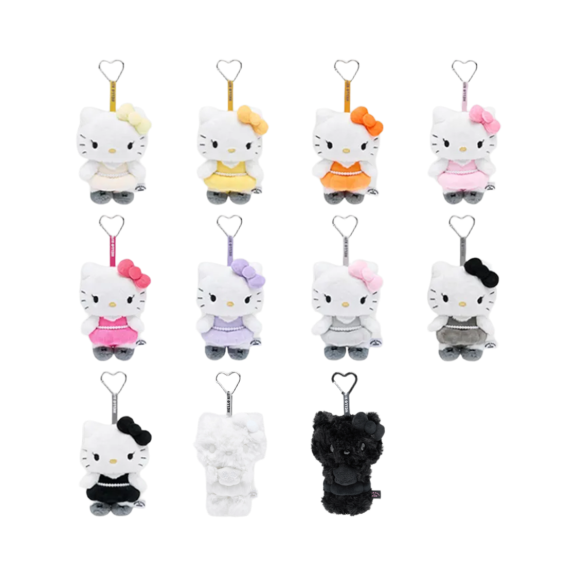 헬로키티 x 지수 랜덤 플러시 키링 미개봉 랜덤박스 (1개입)(HELLO KITTY x JISOO Random Plush Keychain (1 Blind Box)) - 2