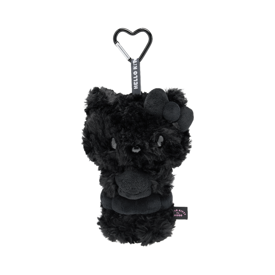 헬로키티 x 지수 플러시 키링 시크릿 블랙 (개봉 박스)(HELLO KITTY x JISOO Plush Keychain Secret Black (Opened Case))