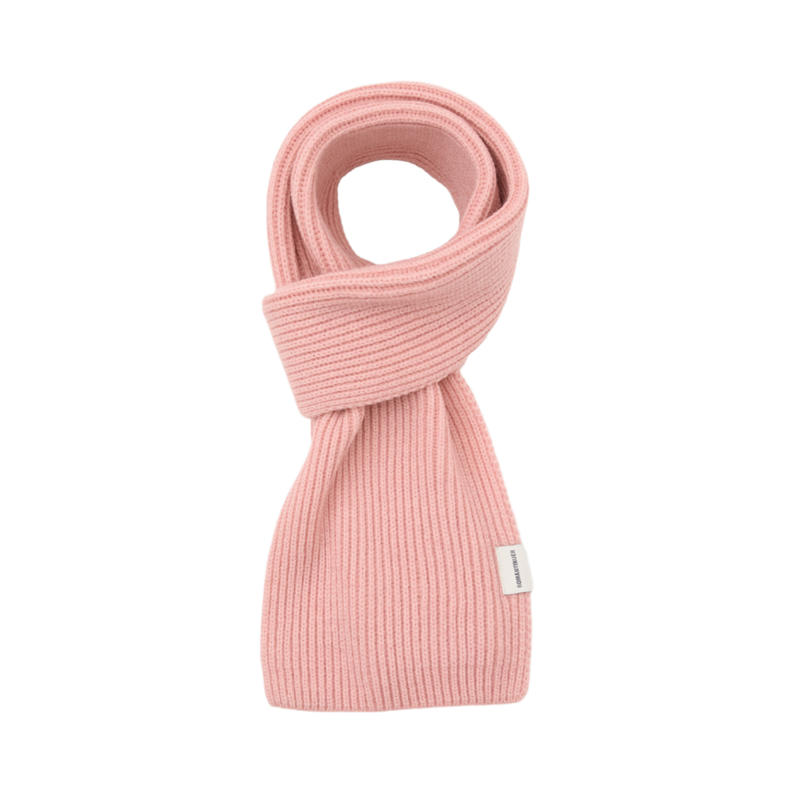 R25W006BRPK ROMANTINUER Basic Rib Knit Muffler - Pink