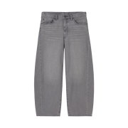 GU Barrel Leg Jeans Regular Gray