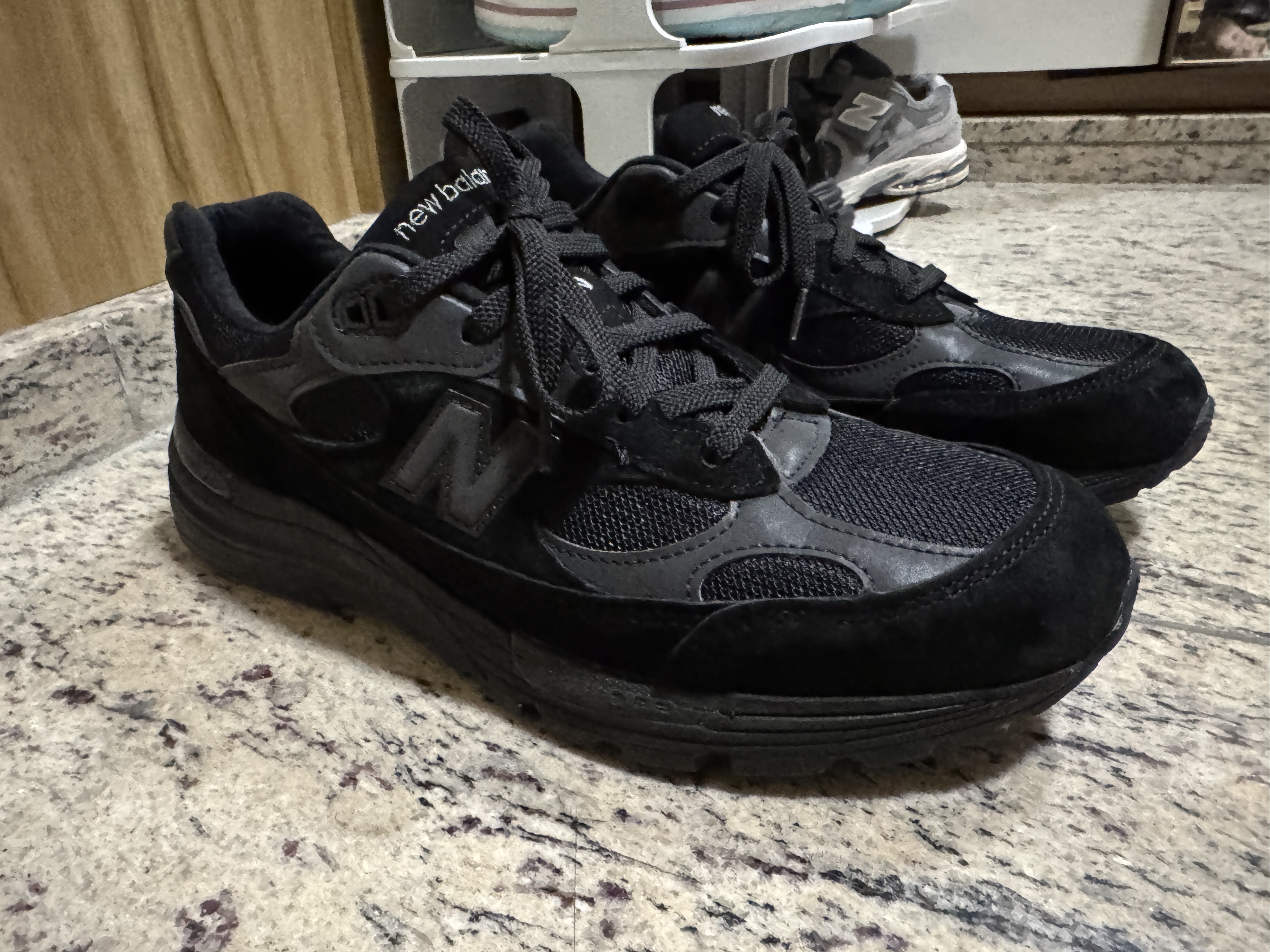 New Balance 992 American Black - D Standard 착용 스타일