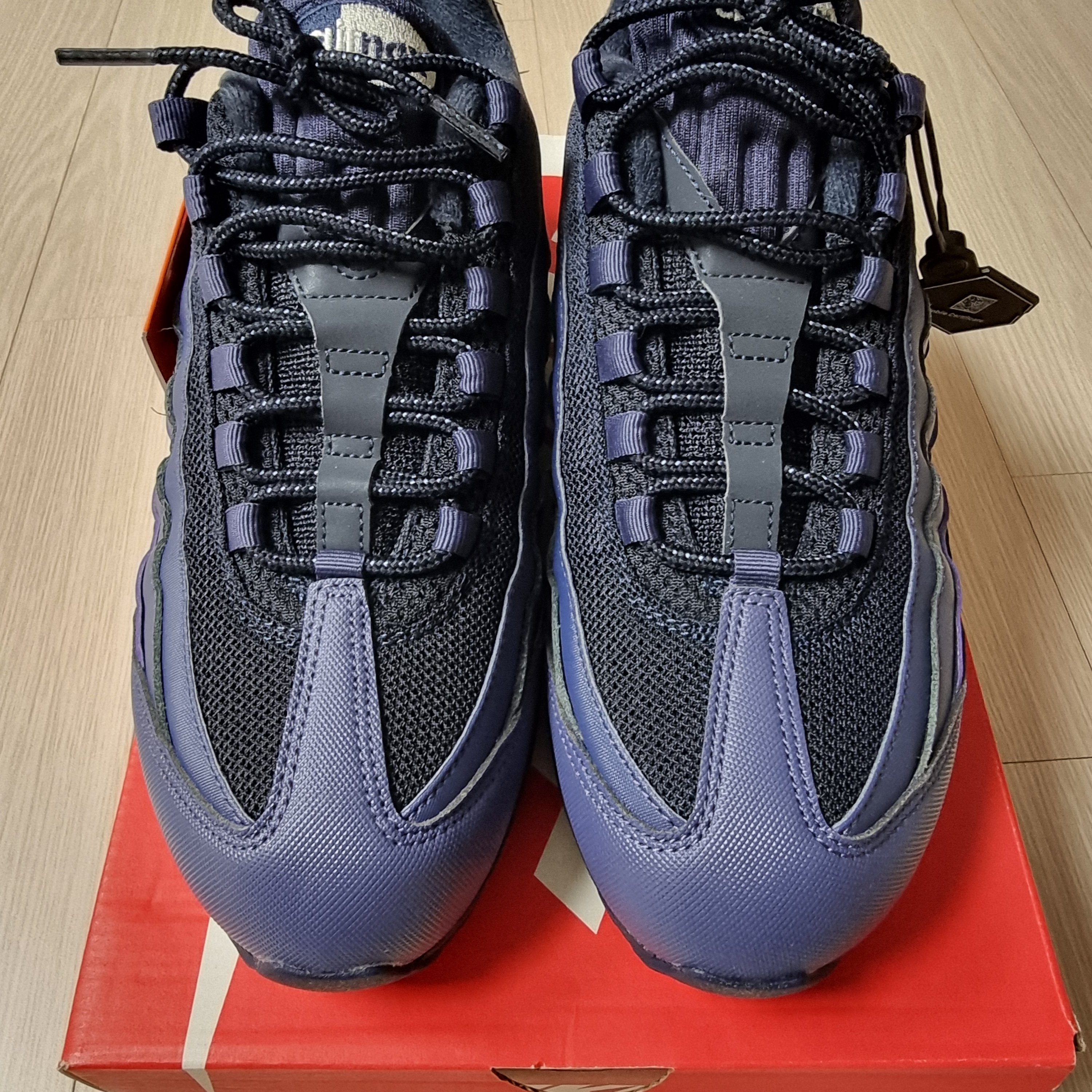 Nike Air Max 95 OG Sanded Purple Obsidian 착용 스타일 - 1
