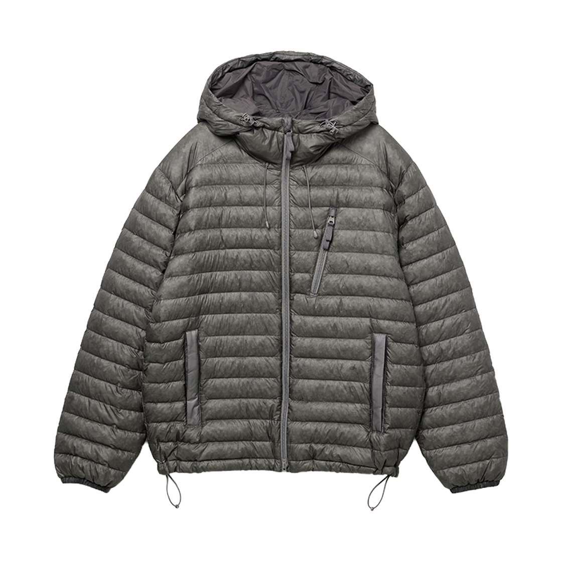 HRJU6E809G2 HIS HAZZYS Gray Lightweight Down Jacket