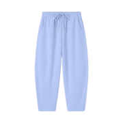 (W) GU Sweat Barrel Ankle Pants +EC Short Blue