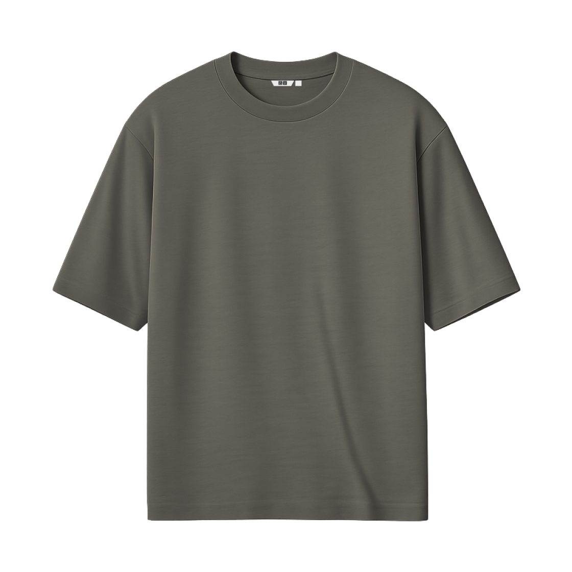 유니클로 U 에어리즘 코튼 오버사이즈 크루넥 티셔츠 올리브 - JP(Uniqlo U Airism Cotton Oversized Crewneck T-Shirt Olive - JP) - 1