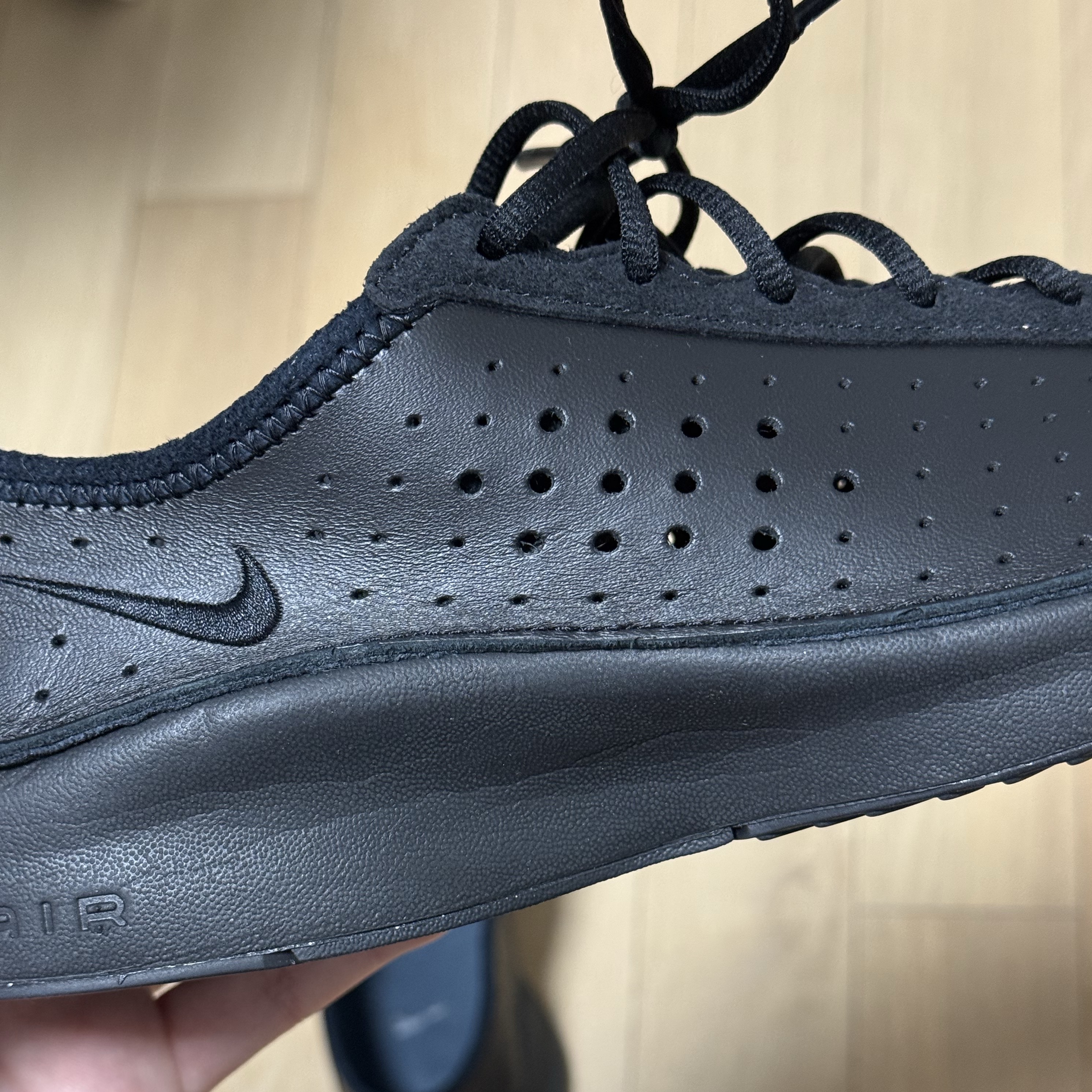 (W) Nike Air Superfly Black 착용 스타일 - 2