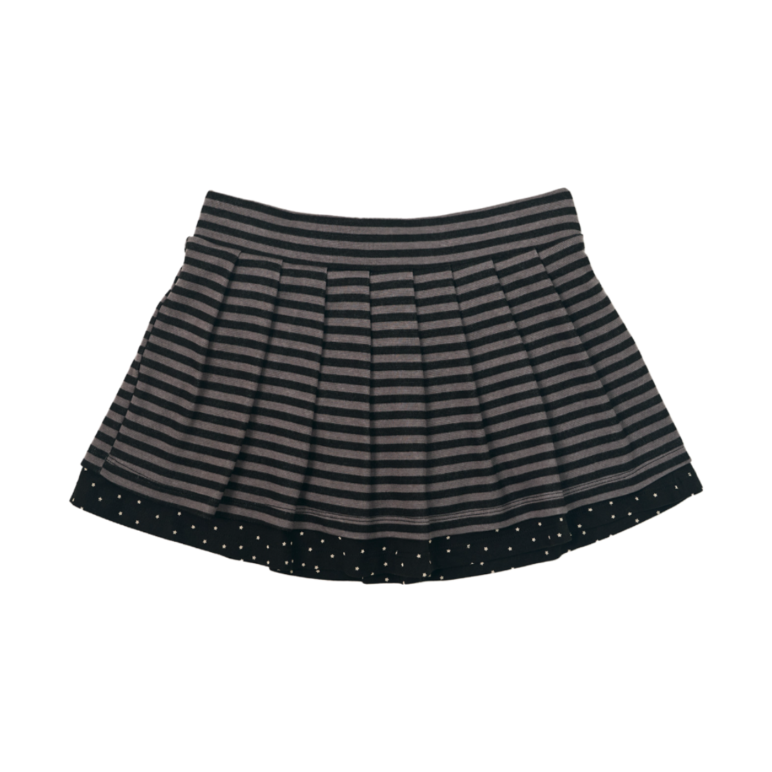 미헤브 스트라이프 레이어드 스커트 팬츠(mihev Stripe Layered Skirt Pants)