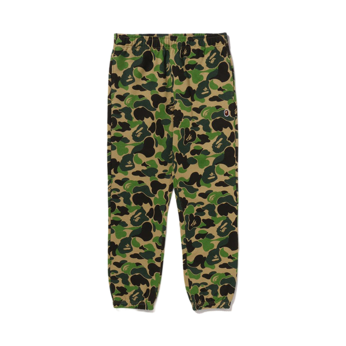 베이프 ABC 카모 에이프 헤드 원 포인트 스웨트팬츠 그린(BAPE ABC Camo Ape Head One Point Sweatpants Green)